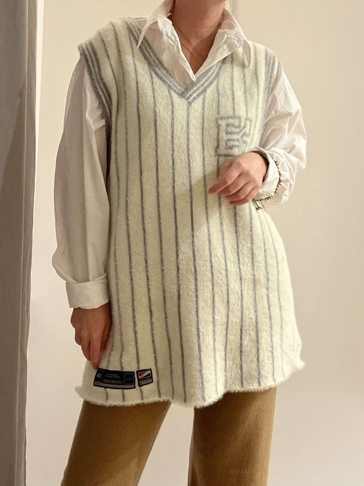 Eytys Eytys knitted vest • stripes oversize M preppy retro sport Size M / US 6-8 / IT 42-44 - 2 Thumbnail