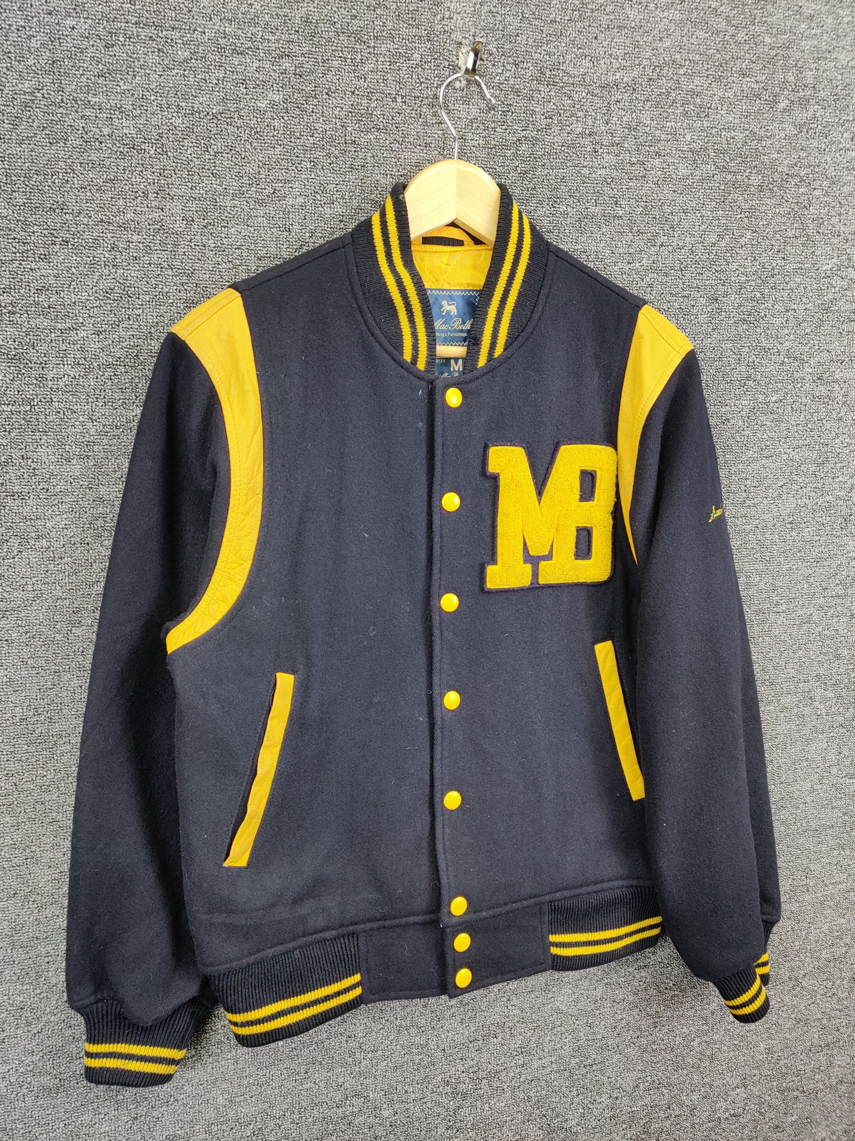 Macbeth Macbeth Embroidery Wool Varsity Leather Jacket Size US M / EU 48-50 / 2 - 5 Thumbnail
