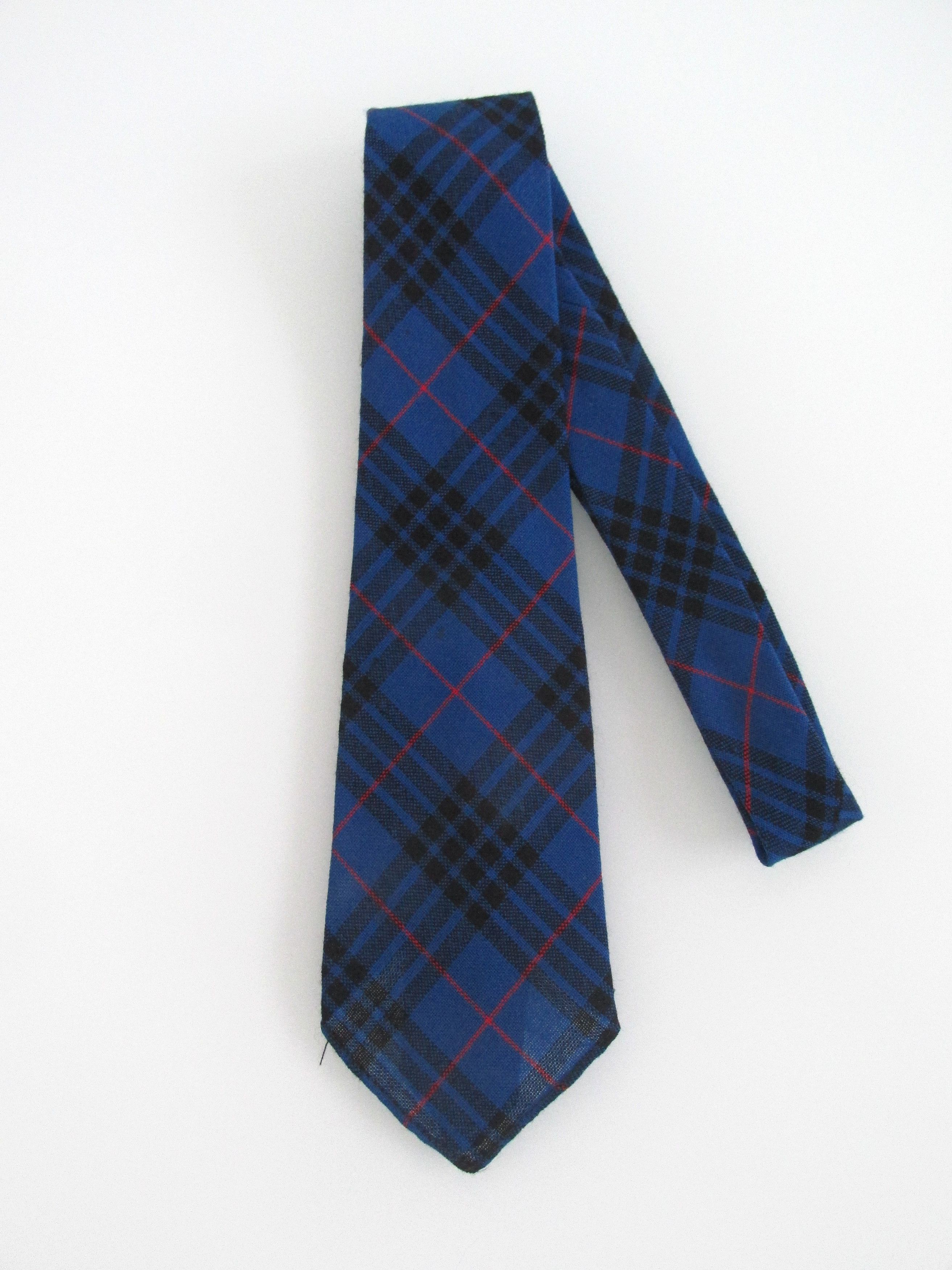 Other Vintage Wool Tartan Plaid Men's Tie Size ONE SIZE - 1 Thumbnail