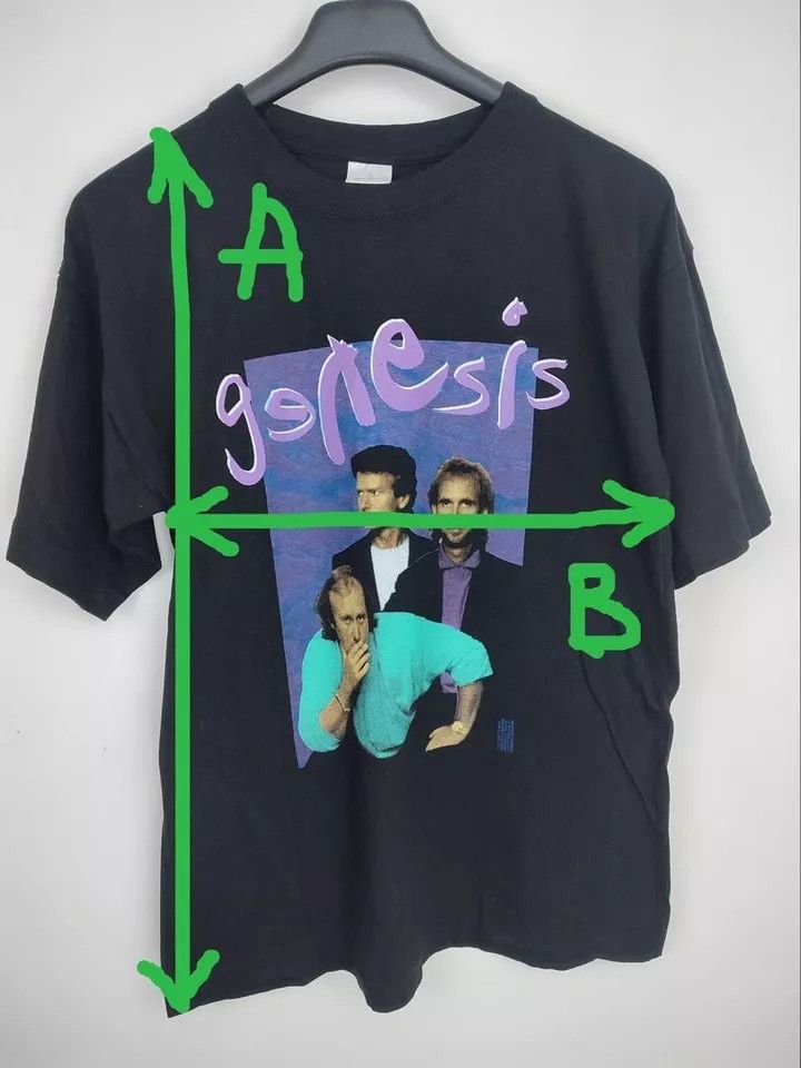 Vintage Vintage 1992 Genesis Open Air European Tour t shirt Size L Size US L / EU 52-54 / 3 - 12 Thumbnail