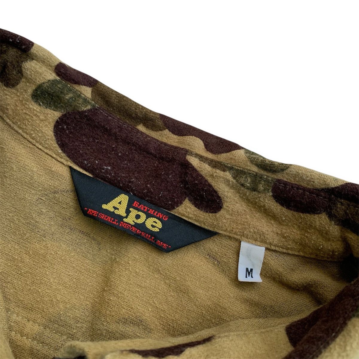 Bape A Bathing Ape Camoflage LongShirt Button Up Size US M / EU 48-50 / 2 - 7 Thumbnail
