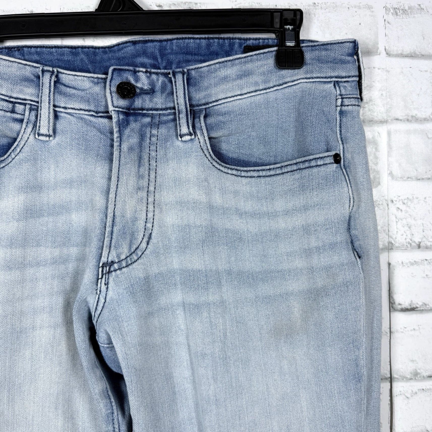 Bonobos Bonobos Jeans Casual Cotton Blend Blue Mens 31x32 Straight Regular Size 31 32 Jeans Size US 31 - 2 Thumbnail