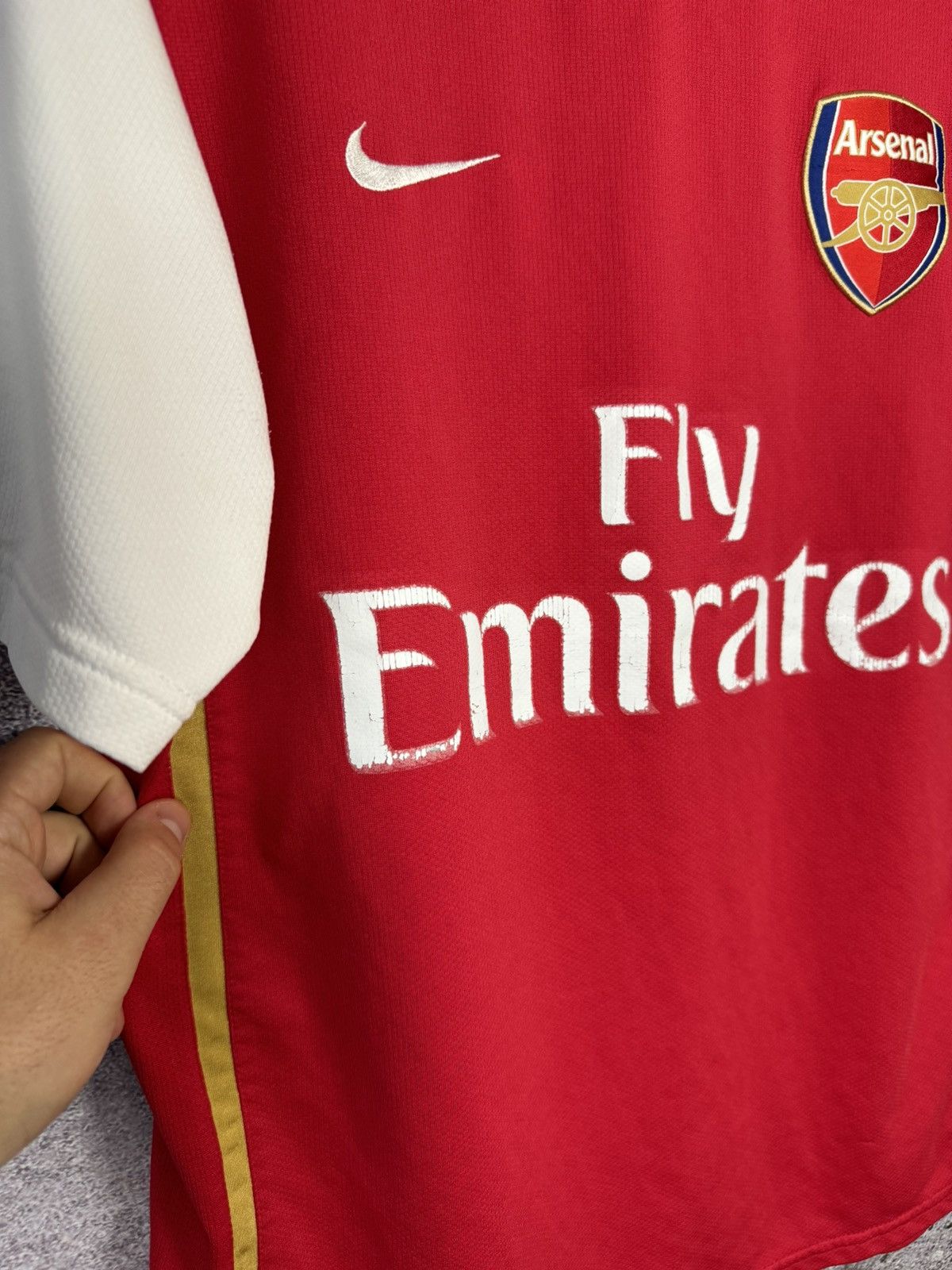 Nike × Vintage Vintage Arsenal 2006/07 Nike Soccer Jersey Blokcore Medium Size US M / EU 48-50 / 2 - 8 Thumbnail