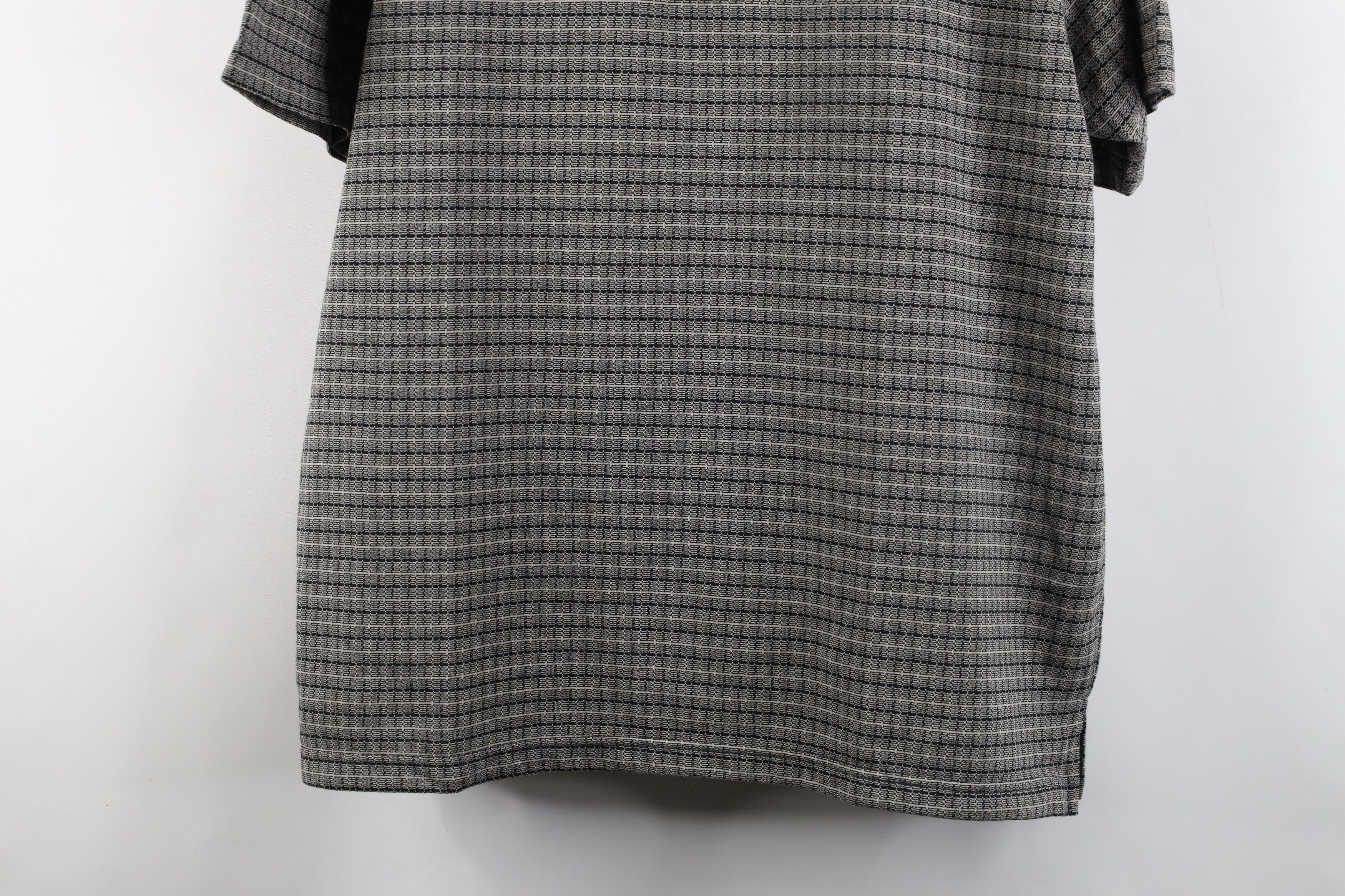 Vintage Vintage 90s Streetwear Checkered Knit Collared Golf Polo Size US L / EU 52-54 / 3 - 3 Thumbnail