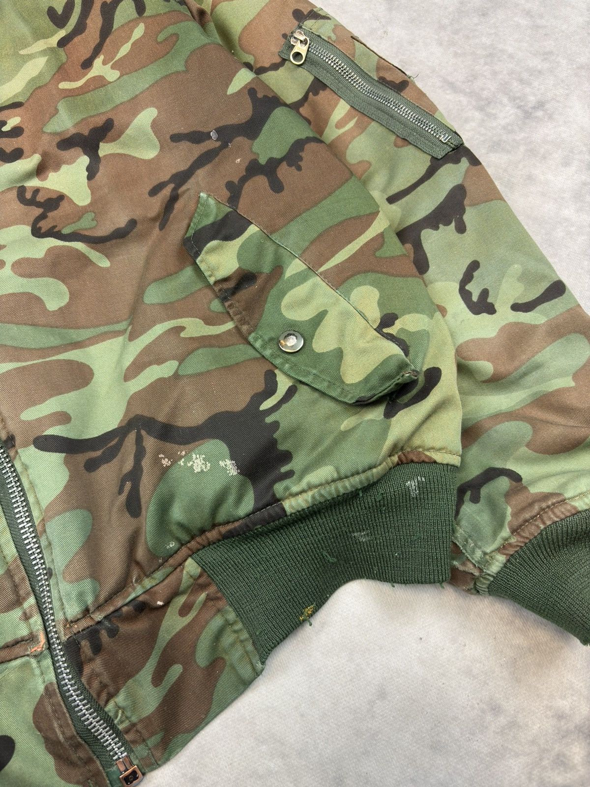Vintage Vintage bomber ma-1 military army jacket 90s raf simons vibe Size US L / EU 52-54 / 3 - 2 Thumbnail