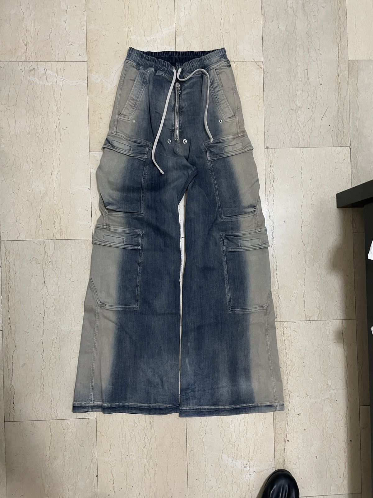 Rick Owens Rick Owens double cargo belas mineral Size US 34 / EU 50 - 1 Thumbnail