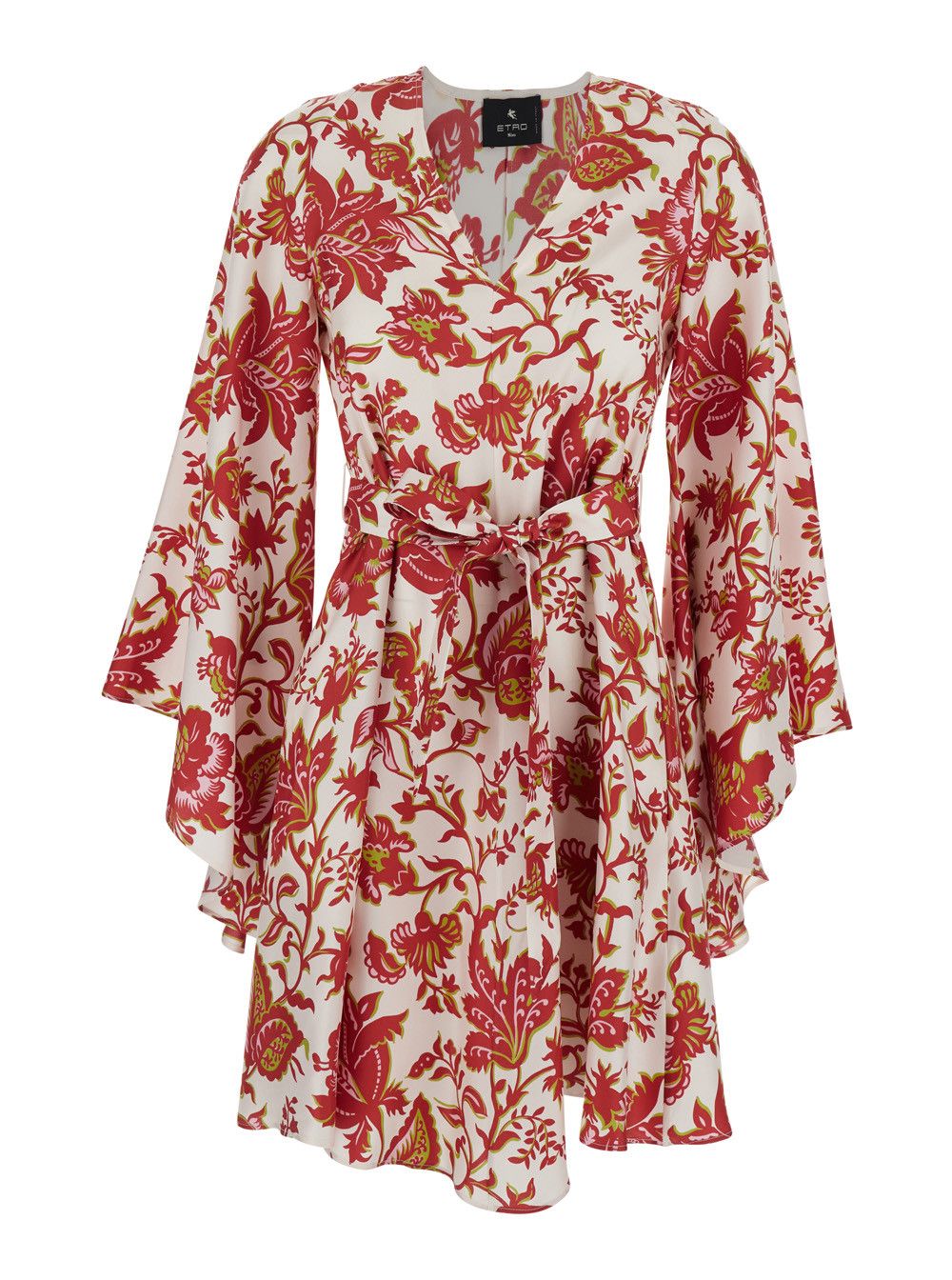 Etro LONG SLEEVES SHORT DRESS 'ETRO' Multicolor in Silk Women Size M / US 6-8 / IT 42-44 - 1 Thumbnail