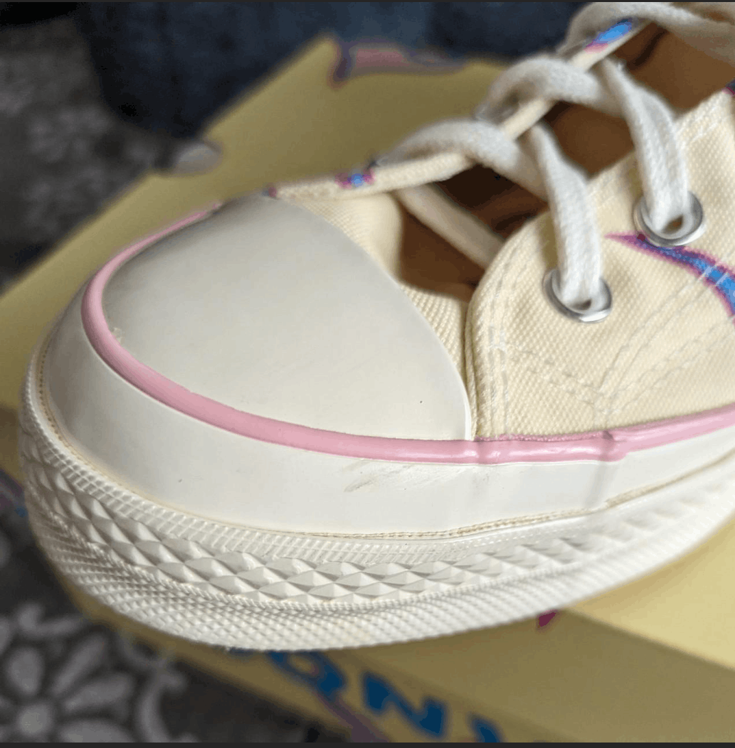 Converse × Golf le Fleur Golf le Fleur Flame Chuck 70 Pastel Yellow SIZE 11.5 Size US 11.5 / EU 44-45 - 6 Thumbnail