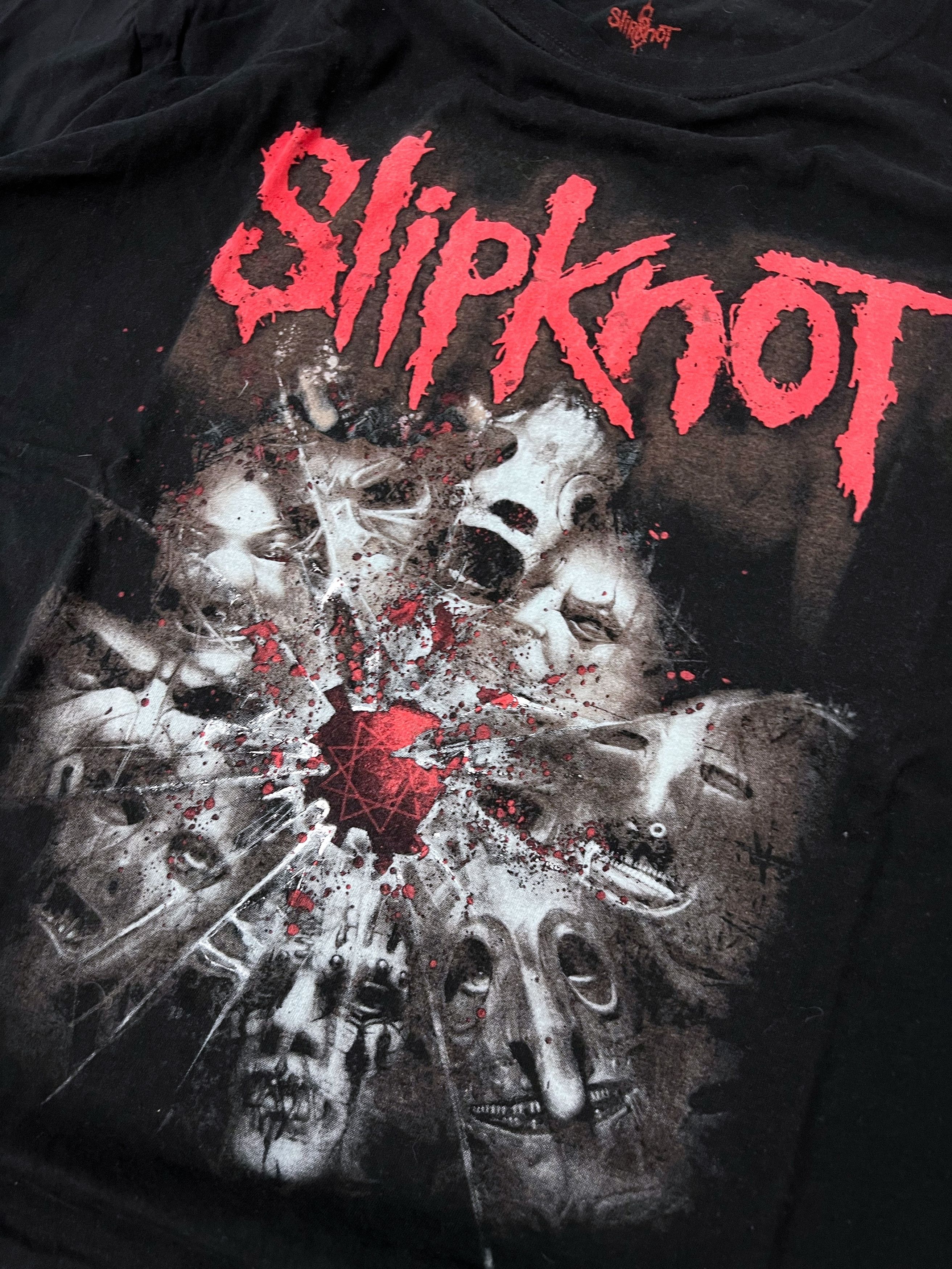 Band Tees Slipknot t-shirt rare shoot through Size US XL / EU 56 / 4 - 3 Thumbnail