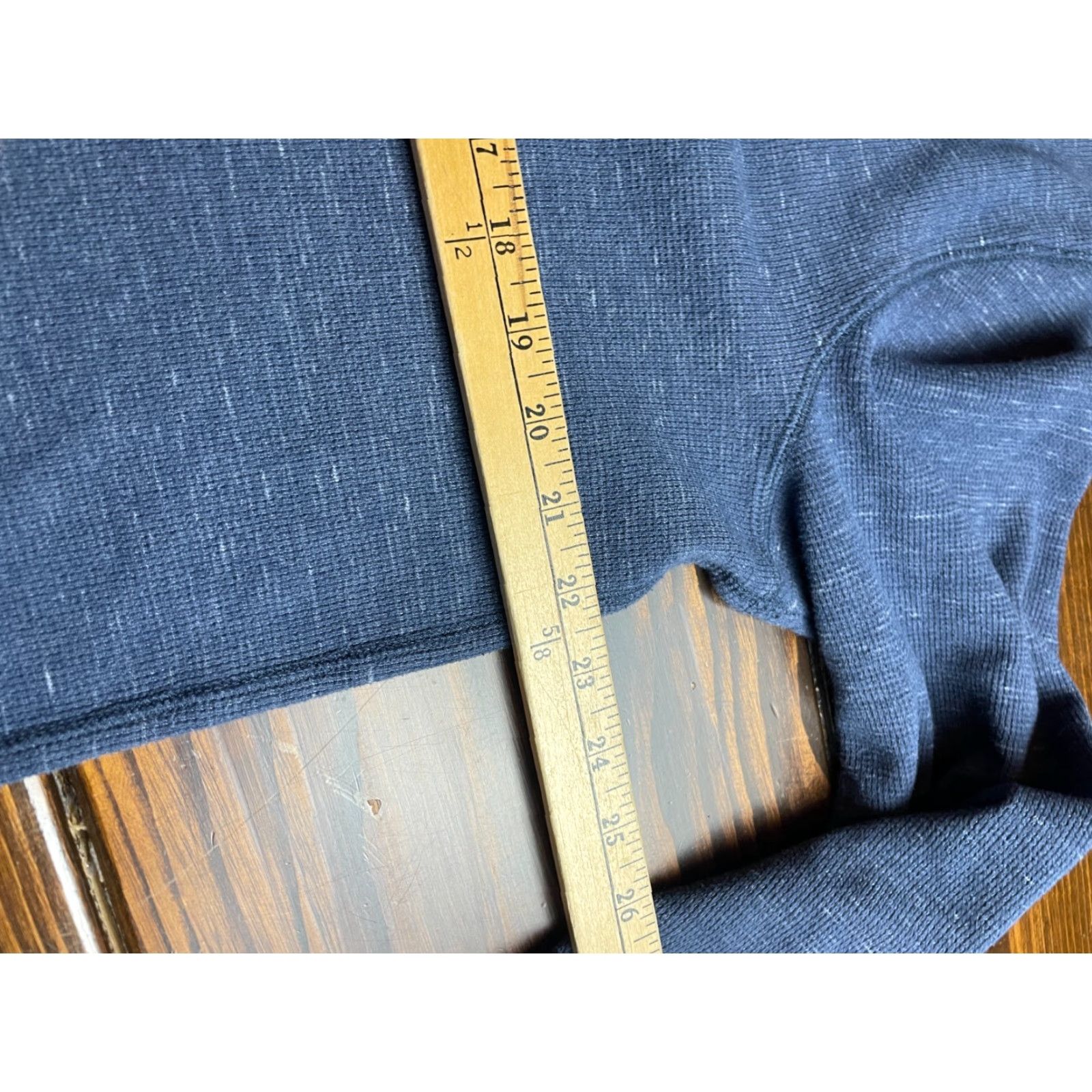 Vintage SONOMA Shirt Men's XL Blue Heather Long Sleeve Henley Micro Waffle Round Button-Up Regular Fall Sports Size US XL / EU 56 / 4 - 6 Thumbnail