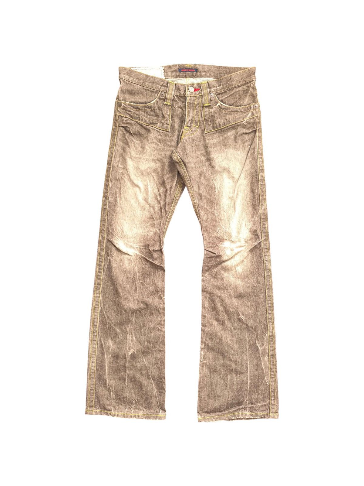Japanese Brand Blueway Flared Denim Size US 32 / EU 48 - 1 Thumbnail