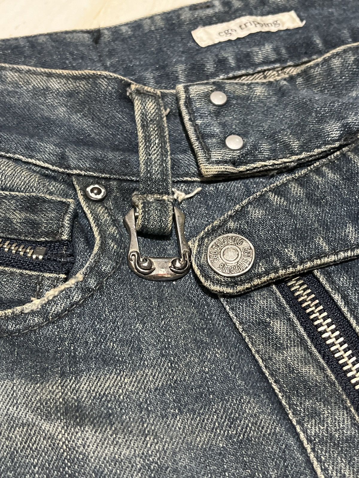 Ego Tripping EGO Tripping Japan Denim Distressed Size US 29 - 16 Thumbnail