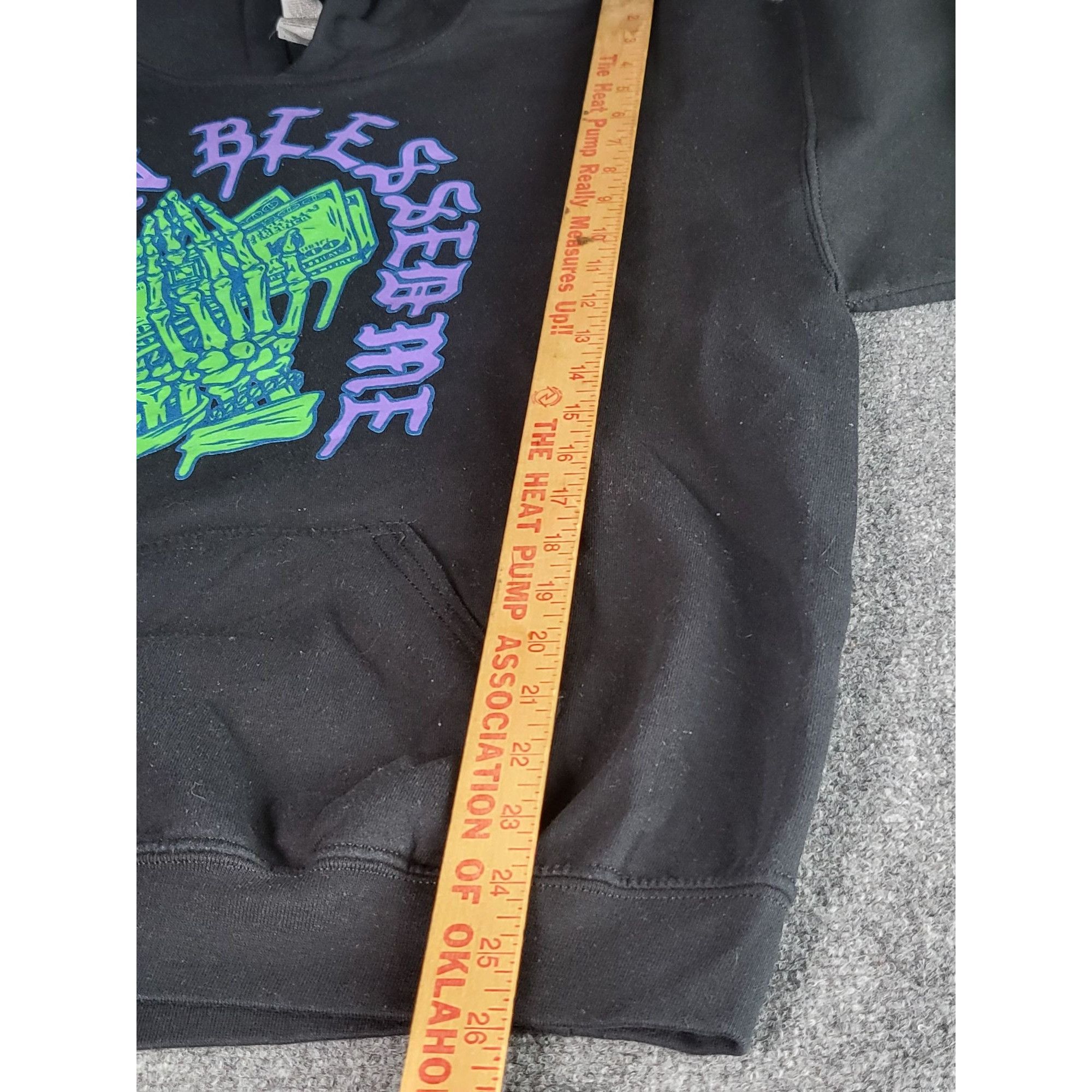Gildan Hustlin Bleesed Me Gildan Heavy Blend Hoodie Men Sz L Out Th Size US L / EU 52-54 / 3 - 3 Thumbnail