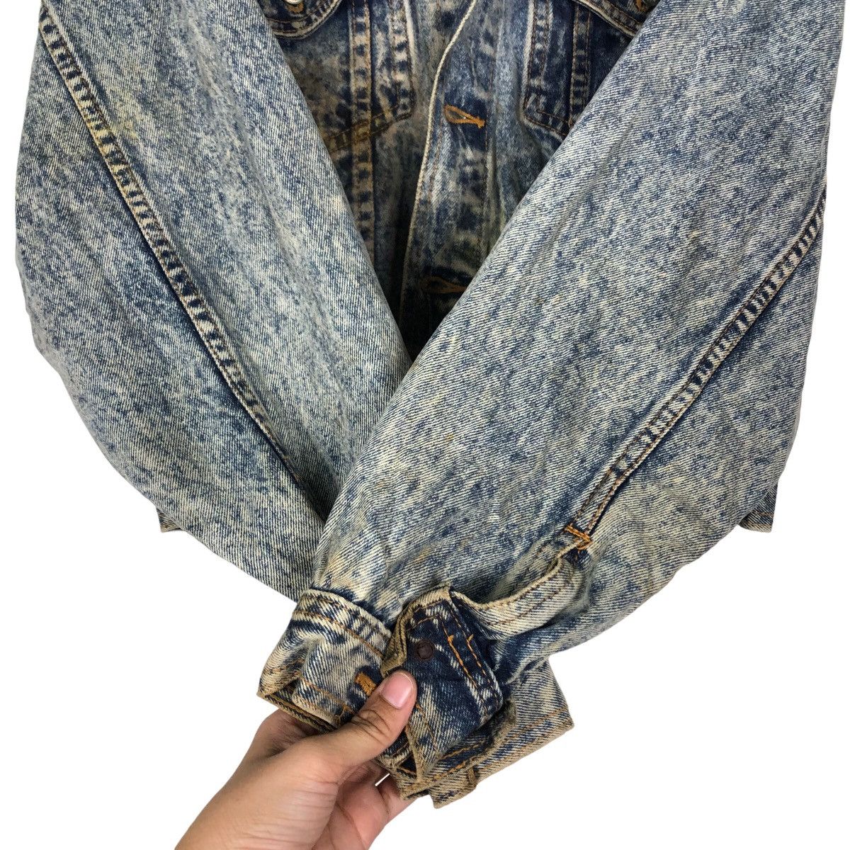 Japanese Brand 🔥90’s Vintage Cropped Denim Jacket Biker Easy Rise Japan Size US M / EU 48-50 / 2 - 13 Thumbnail