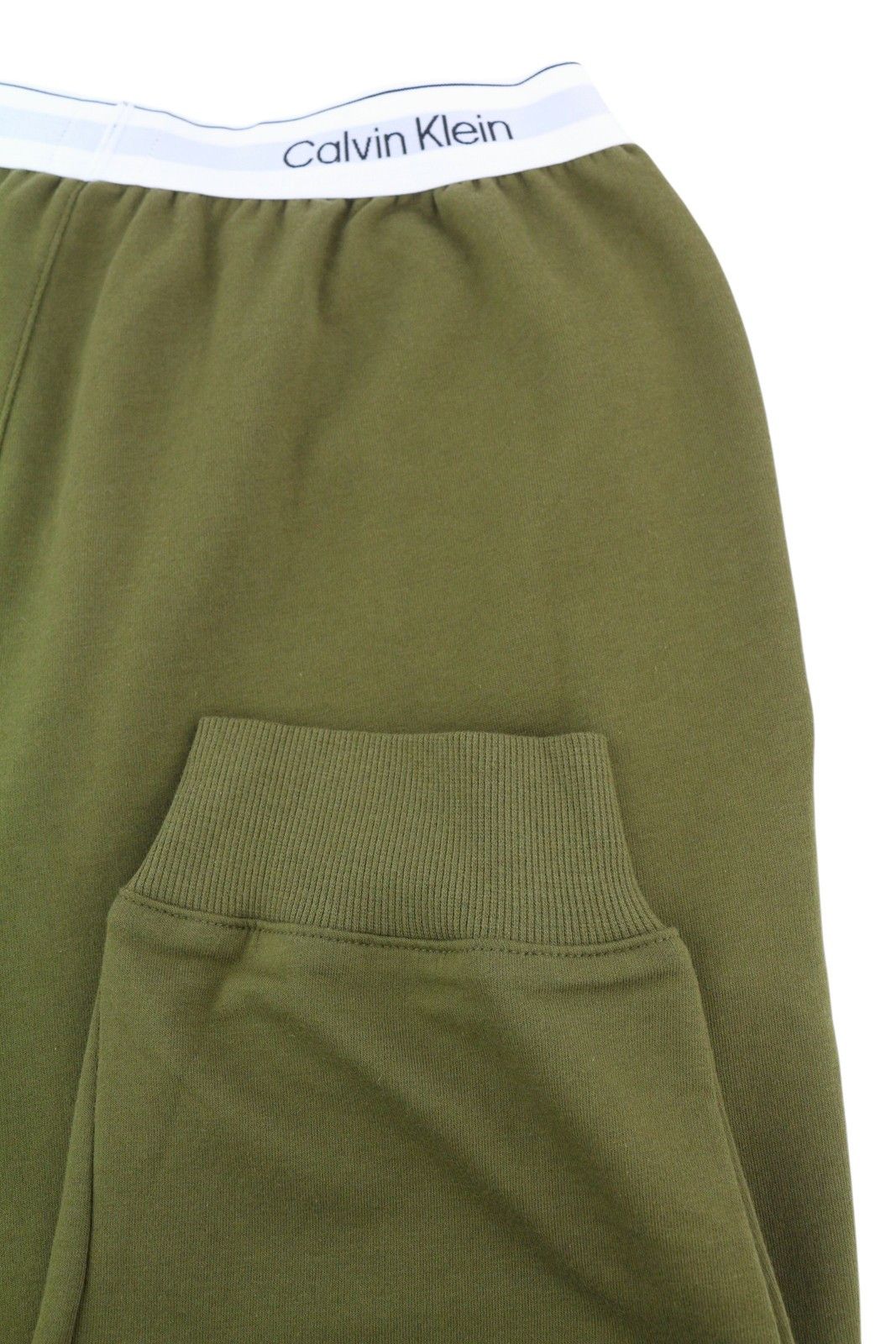 Calvin Klein M Green Jogger Elastic Waist Tricot Stretch Pants 84940 Size US 32 / EU 48 - 5 Thumbnail