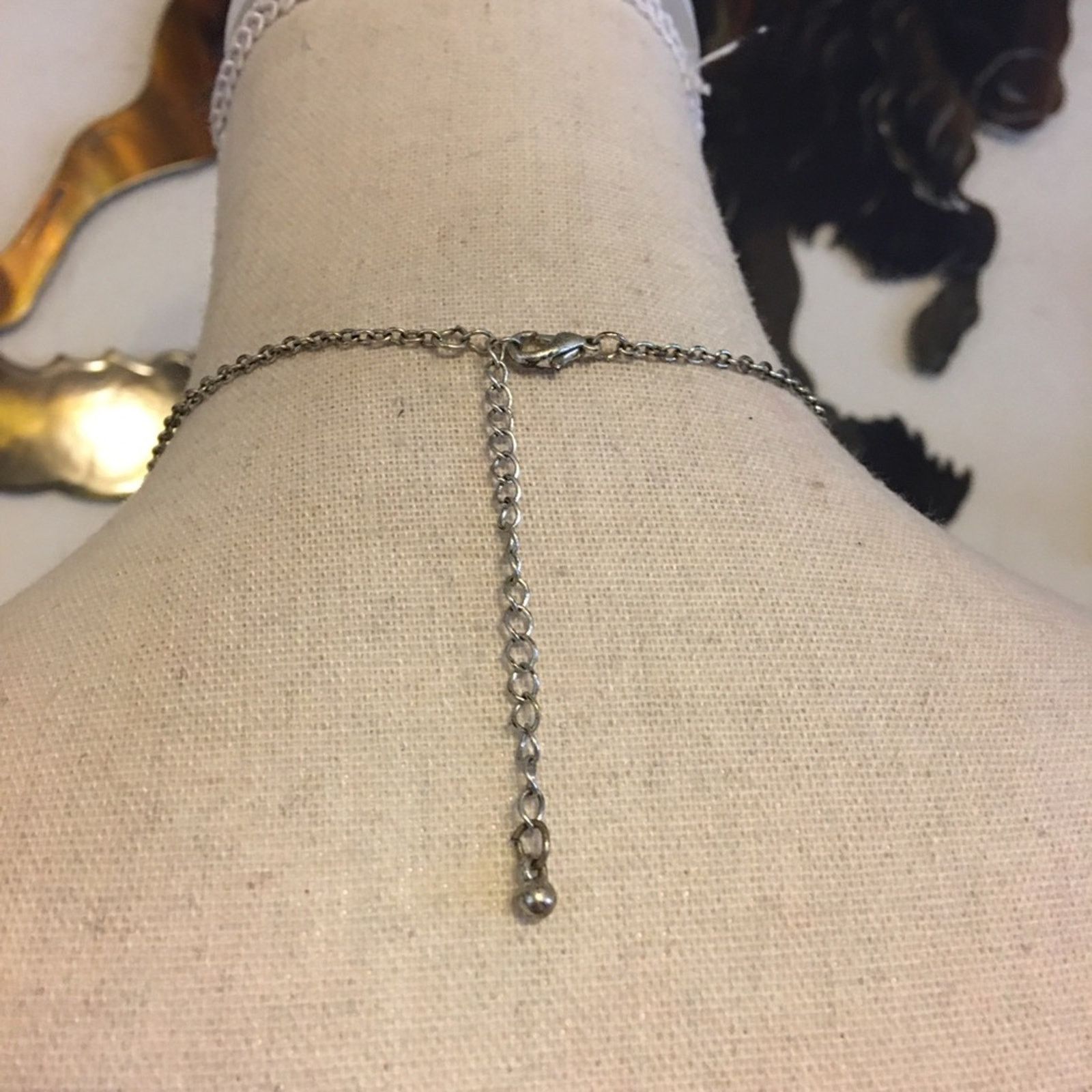 Jewelry Silver tone dangle bead medallion chain necklace Size ONE SIZE - 5 Thumbnail