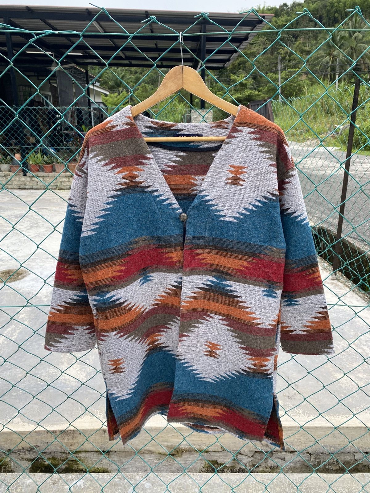 Japanese Brand Rimland navajo cardigan Size M / US 6-8 / IT 42-44 - 1 Thumbnail