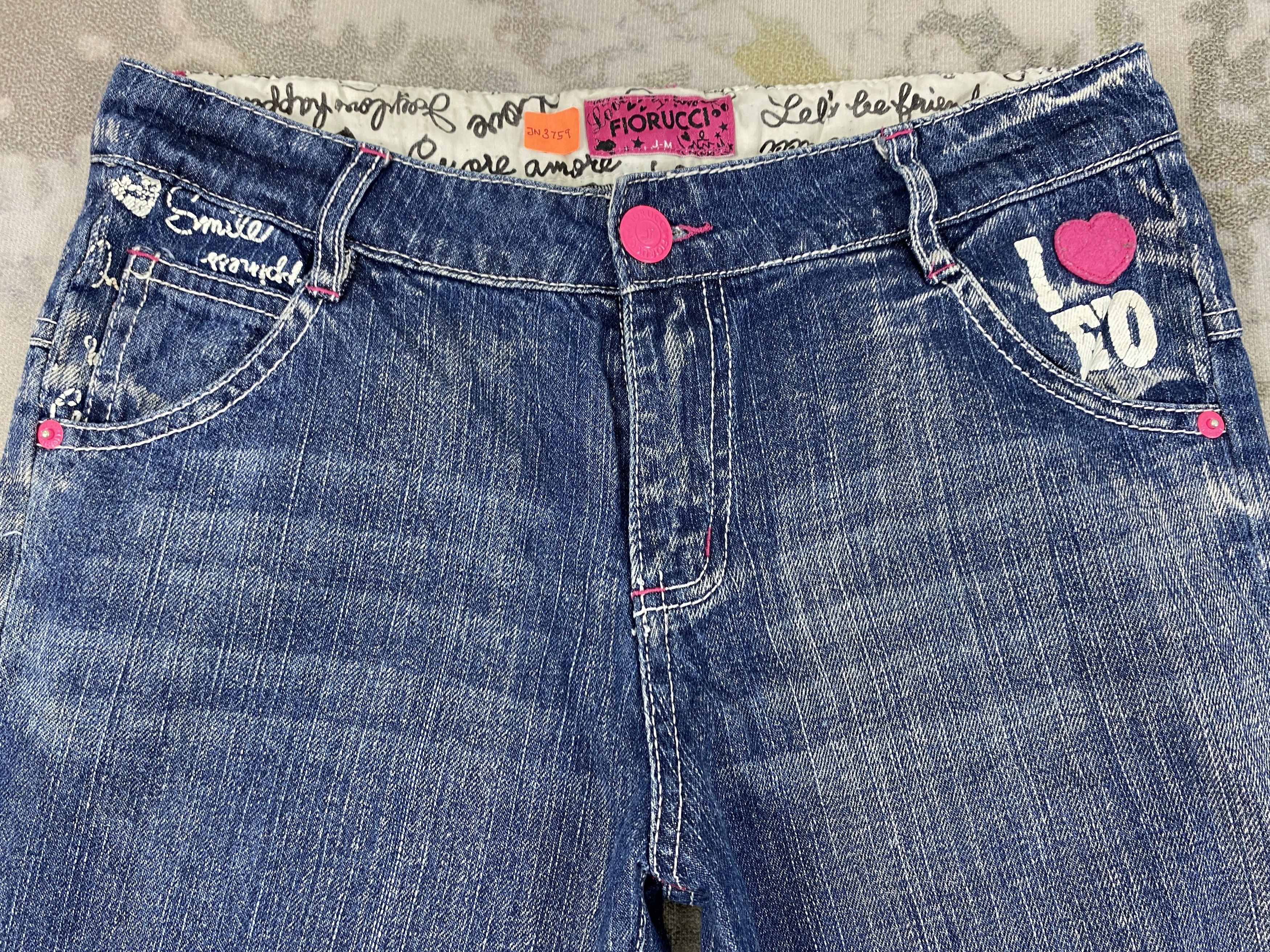 Japanese Brand Blue Vintage Fiorucci Jeans 31x30.5 Denim- JN3759 Size 31" - 3 Thumbnail