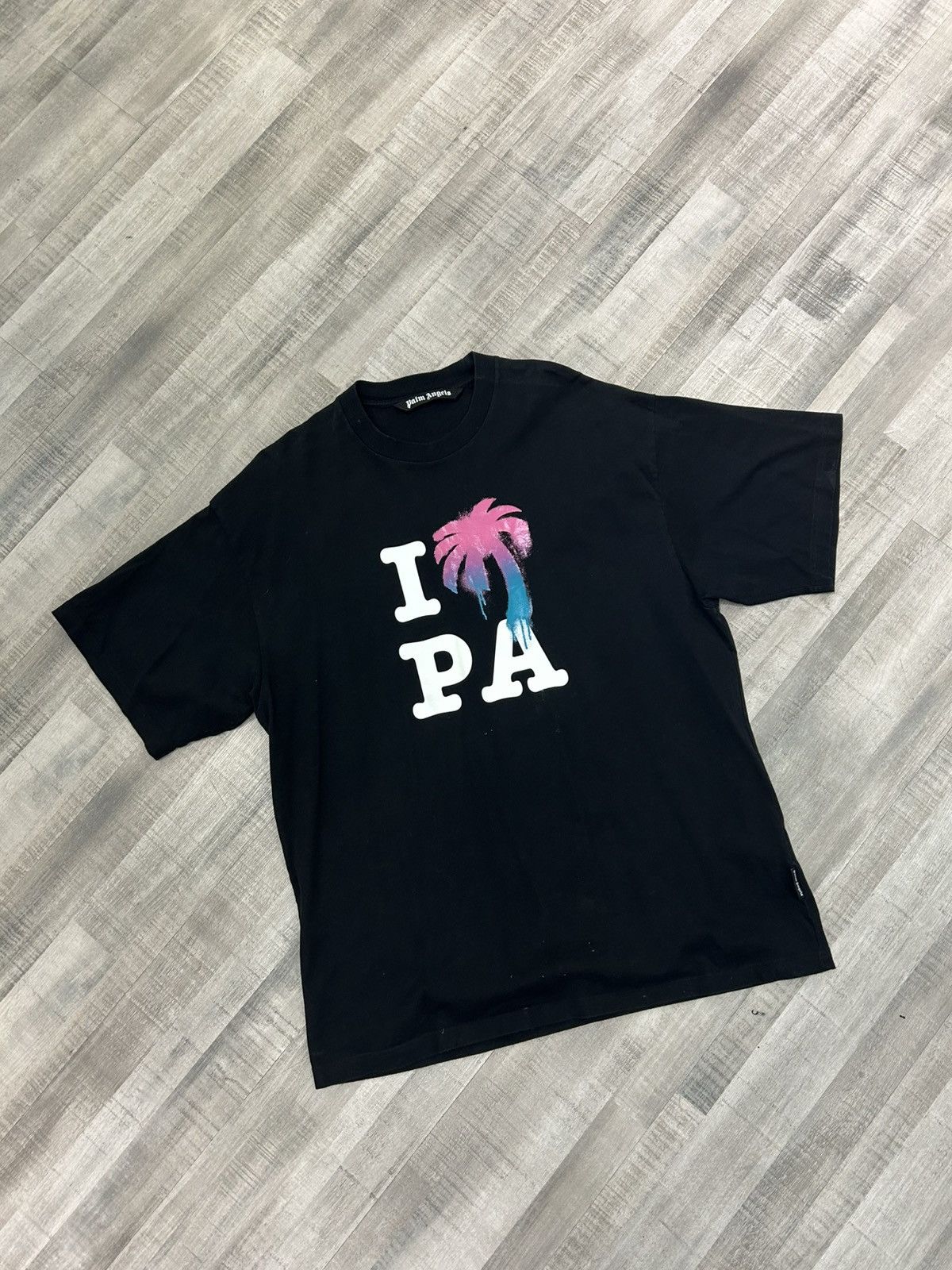 Palm Angels Palm Angels I Love PA Classic Tee Size US XL / EU 56 / 4 - 1 Thumbnail