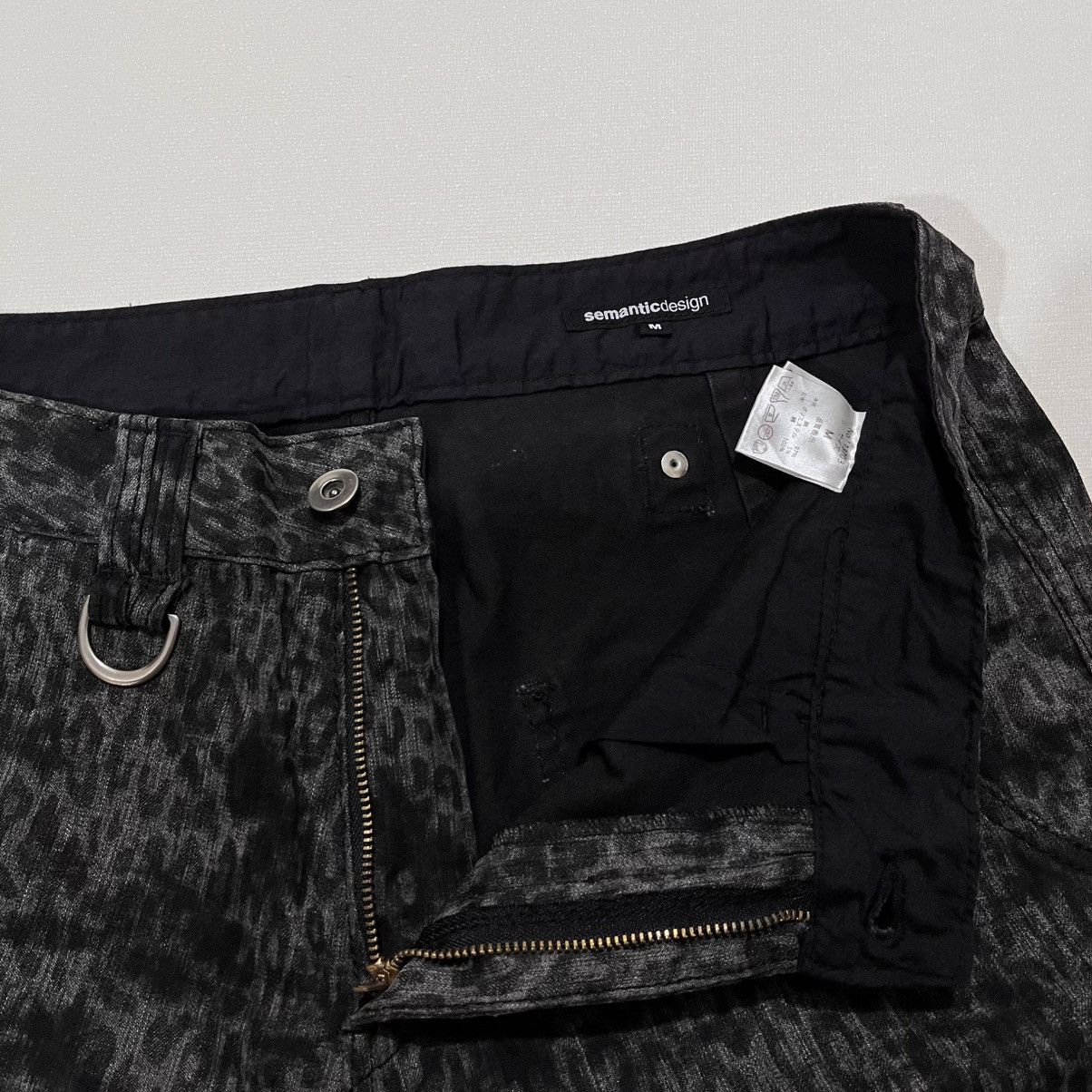 Japanese Brand semantic design cropped hareem pants leopard Size US 32 / EU 48 - 6 Thumbnail