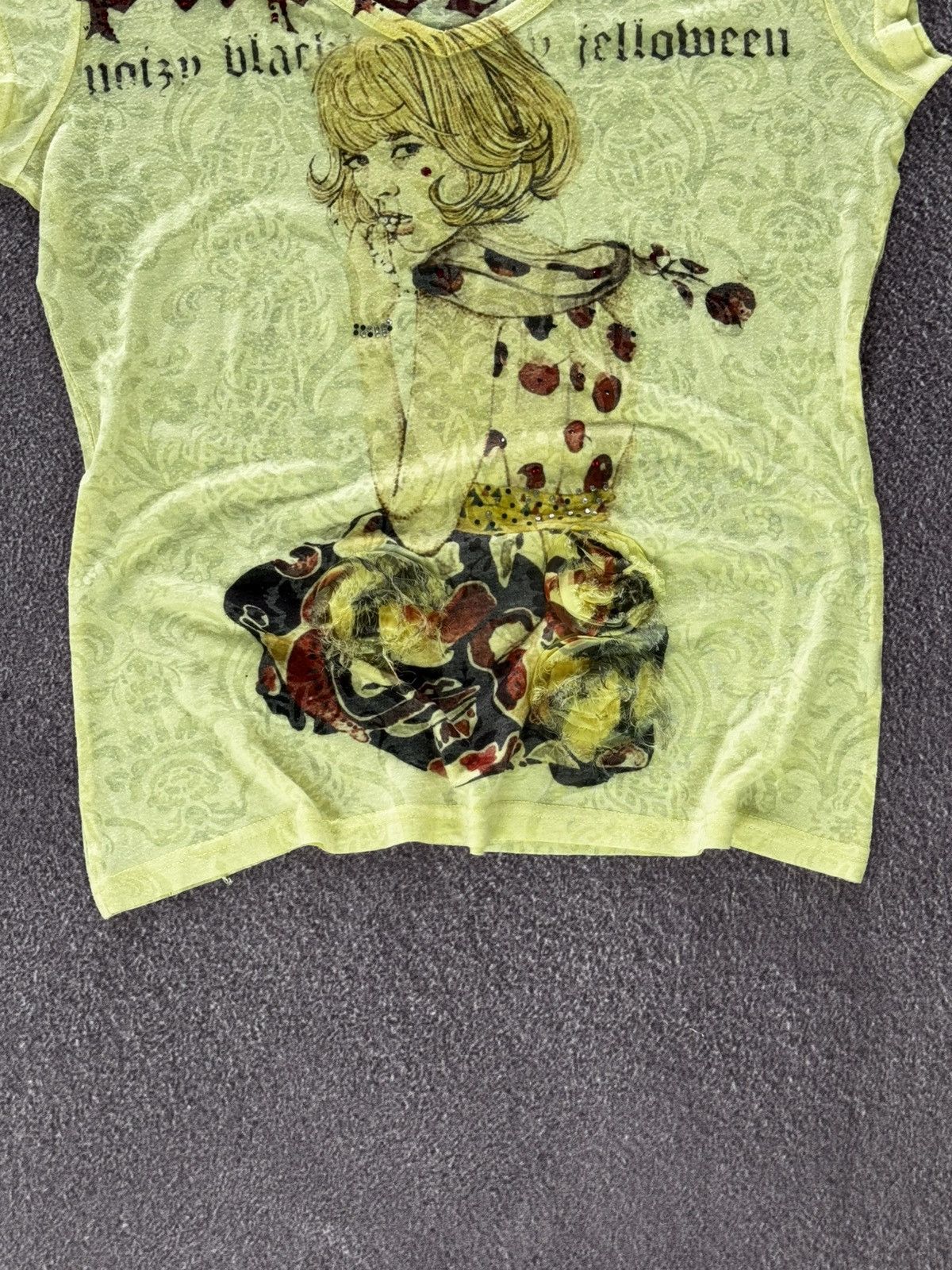 Hysteric Glamour 00s Hysteric Glamour Style Grunge Printed T-Shirt Size M / US 6-8 / IT 42-44 - 3 Thumbnail