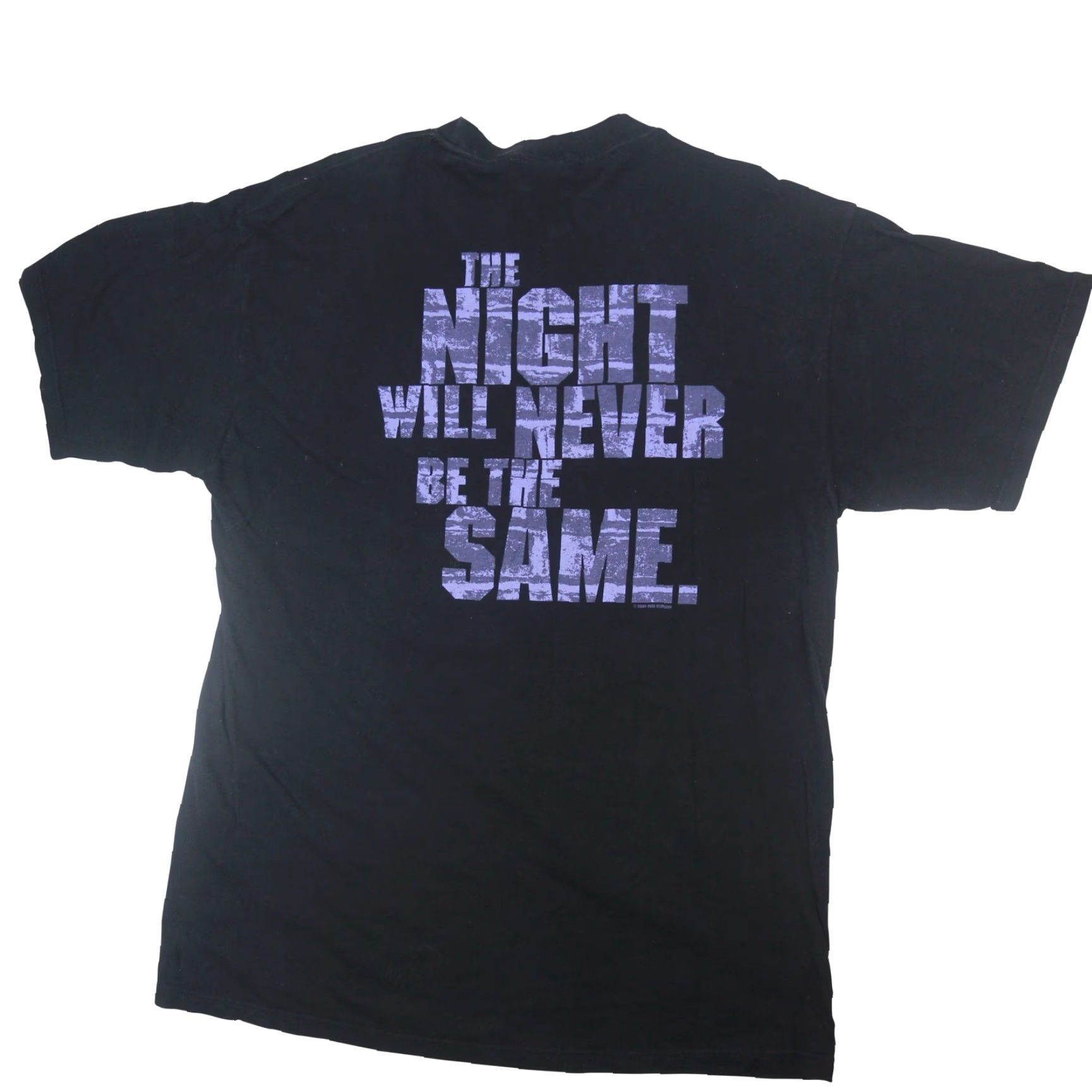 Vintage VINTAGE Gargoyles Cartoon "The Night Will Never Be The Same" XL Graphic T Shirt Mens XL Black Graphic Shirt Size US XL / EU 56 / 4 - 7 Thumbnail