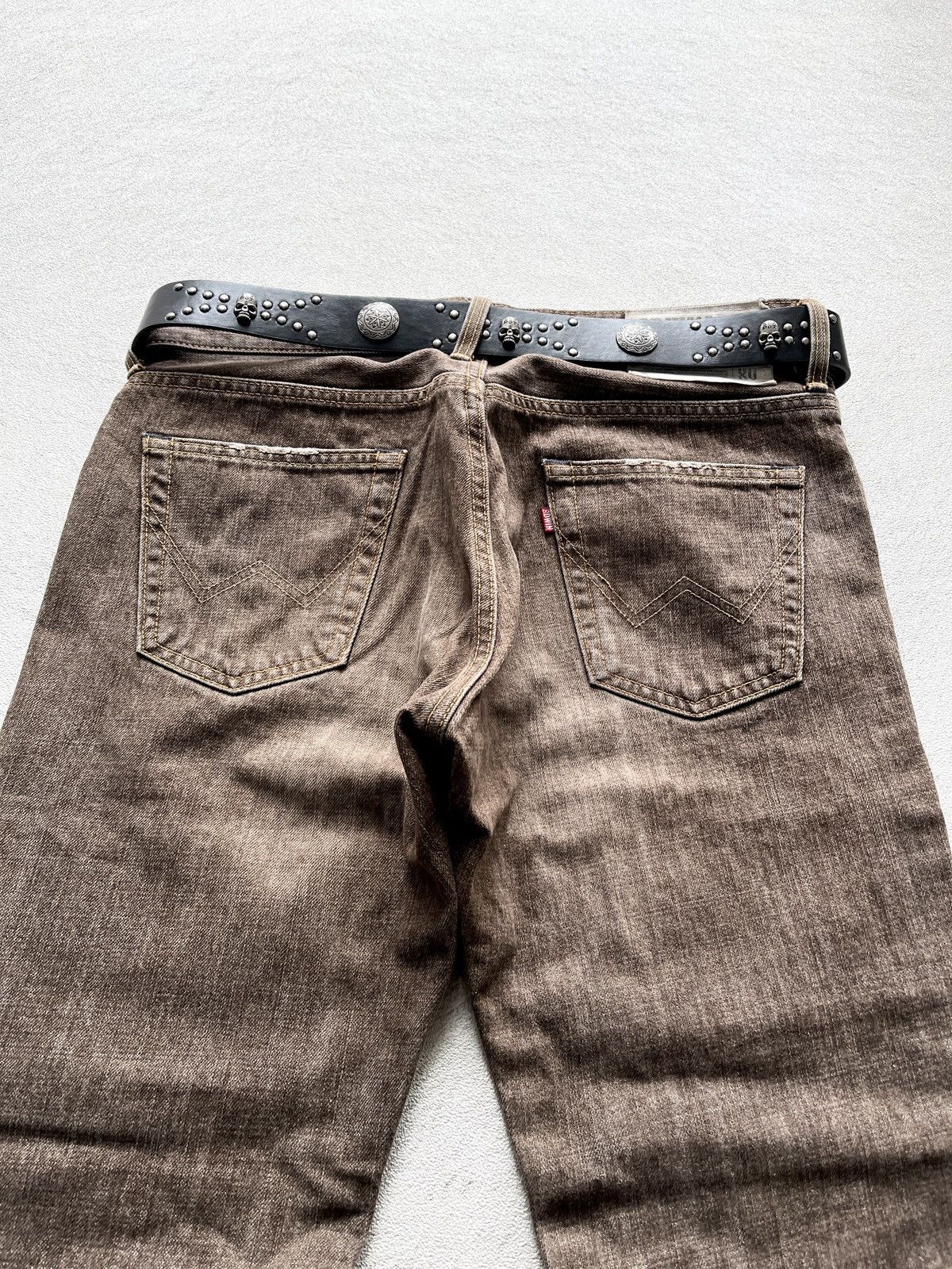 Kapital 2000s Edwin XV Brown Flared Jeans If Six Was Nine Size US 34 / EU 50 - 7 Thumbnail