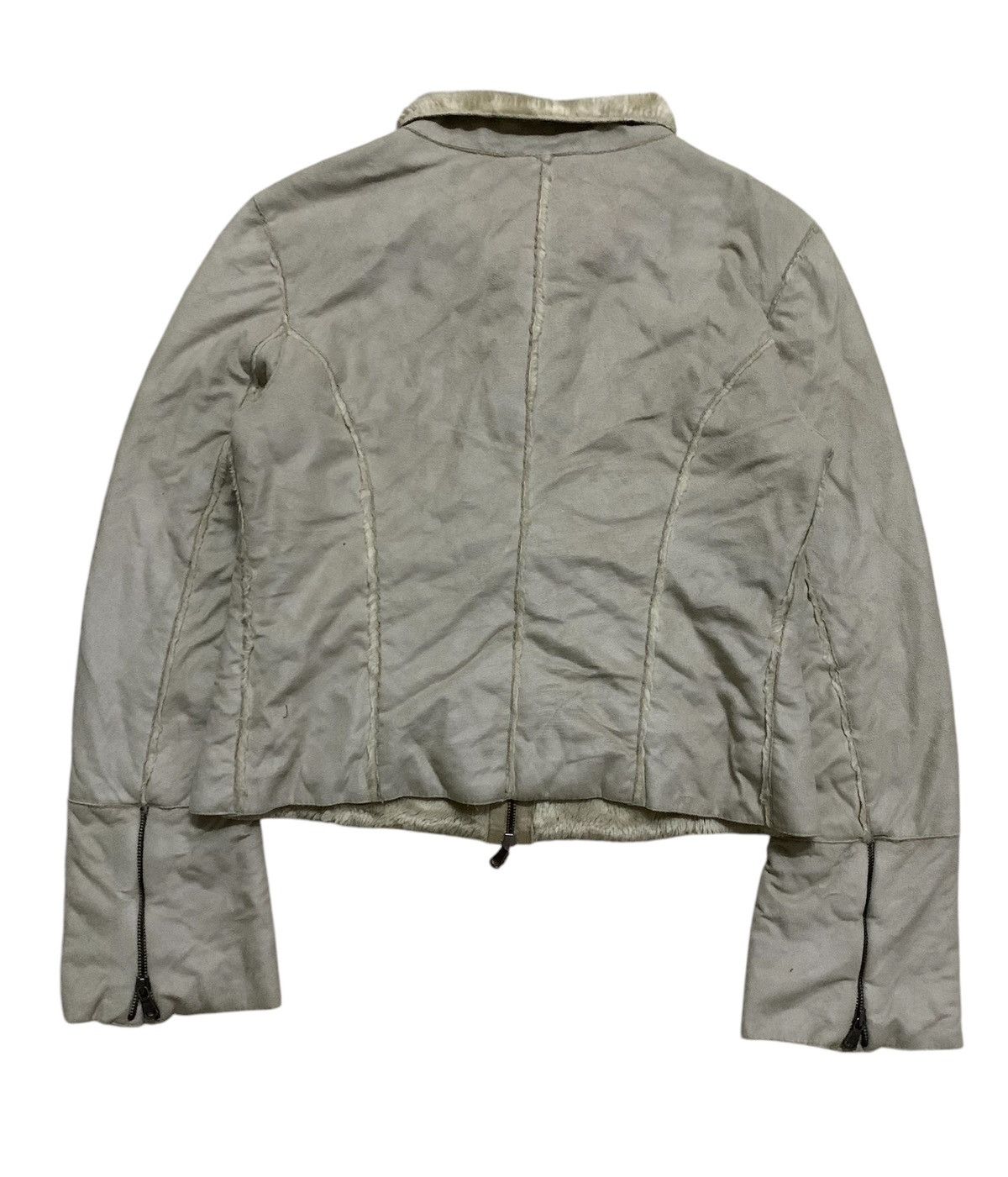 Liu Jo 💥Avant-Garde Liu-Jo Italy Zipper Fur Jacket Size S / US 4 / IT 40 - 3 Thumbnail