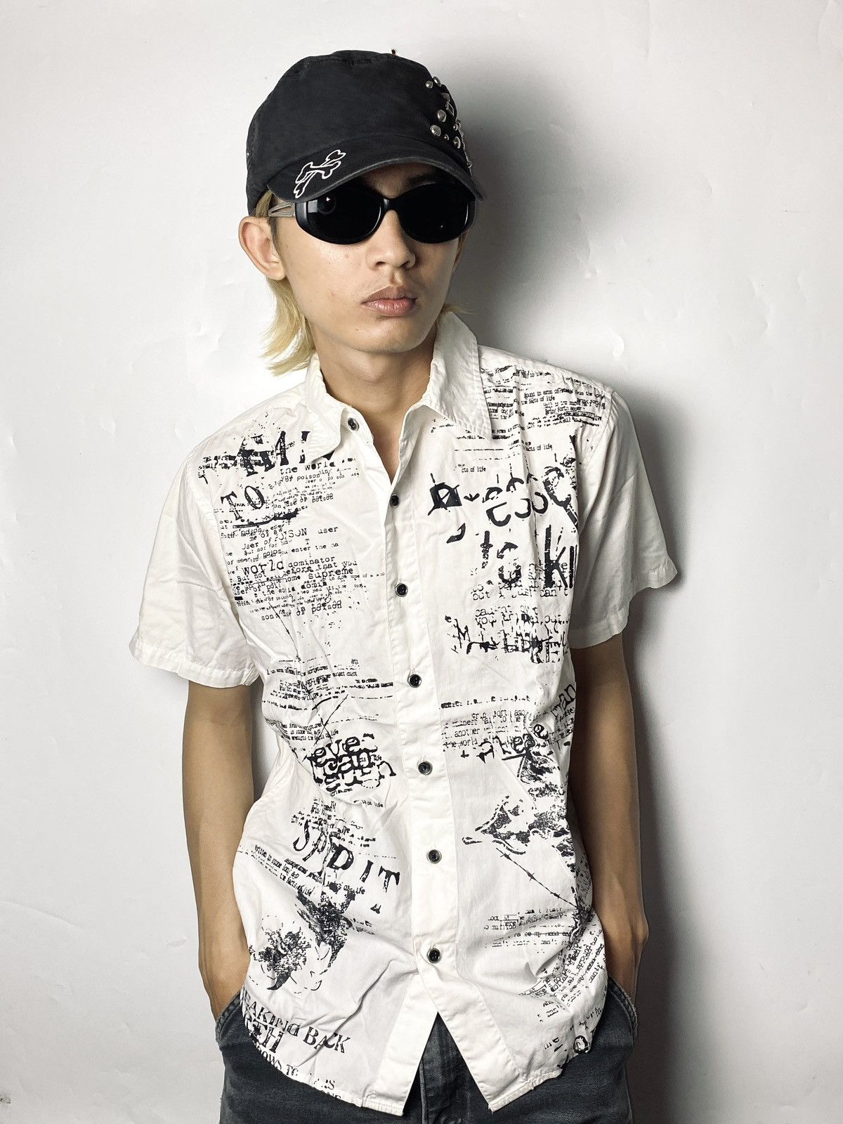 If Six Was Nine × Japanese Brand × Le Grande Bleu (L.G.B.) japanese brand poem skull mon na mes shirt Size US S / EU 44-46 / 1 - 2 Thumbnail