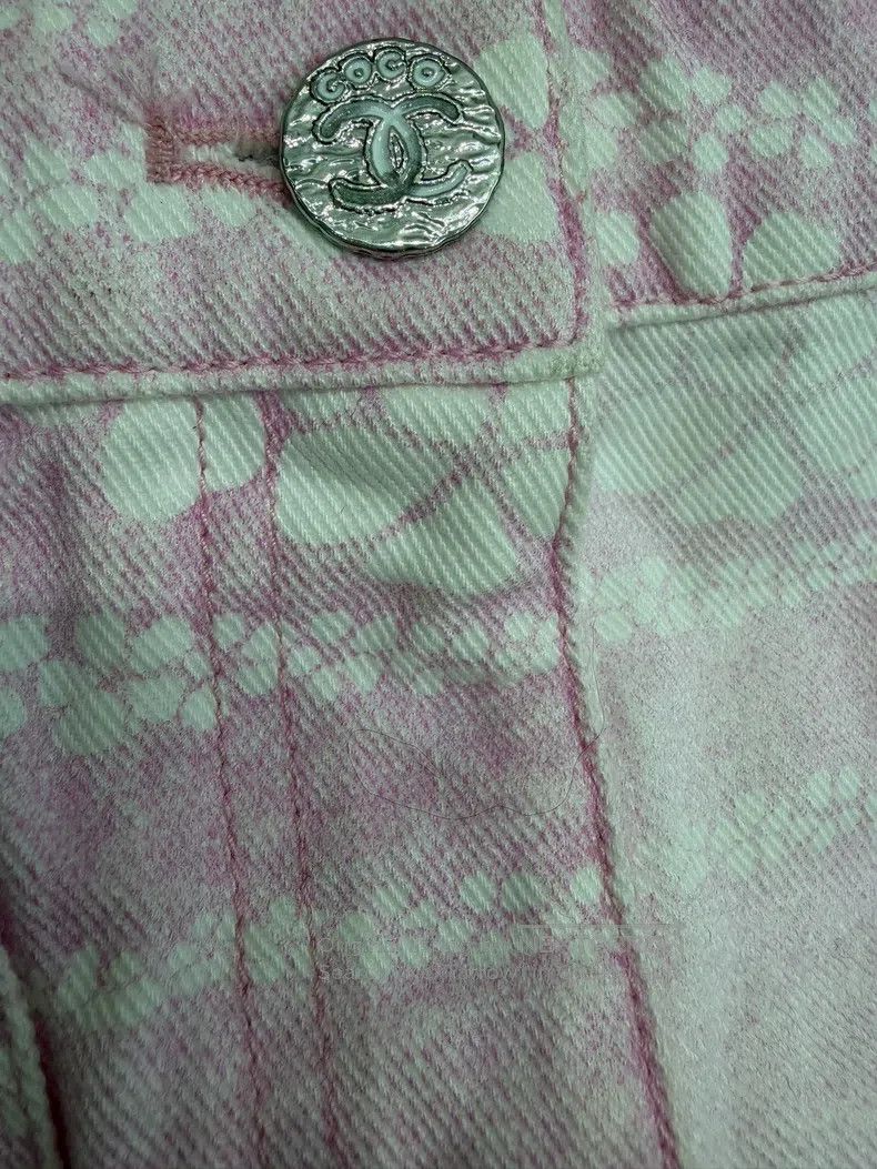 Chanel Chanel Beach Series Pink Denim Shorts Size 24" / US 00 / IT 34 - 3 Thumbnail