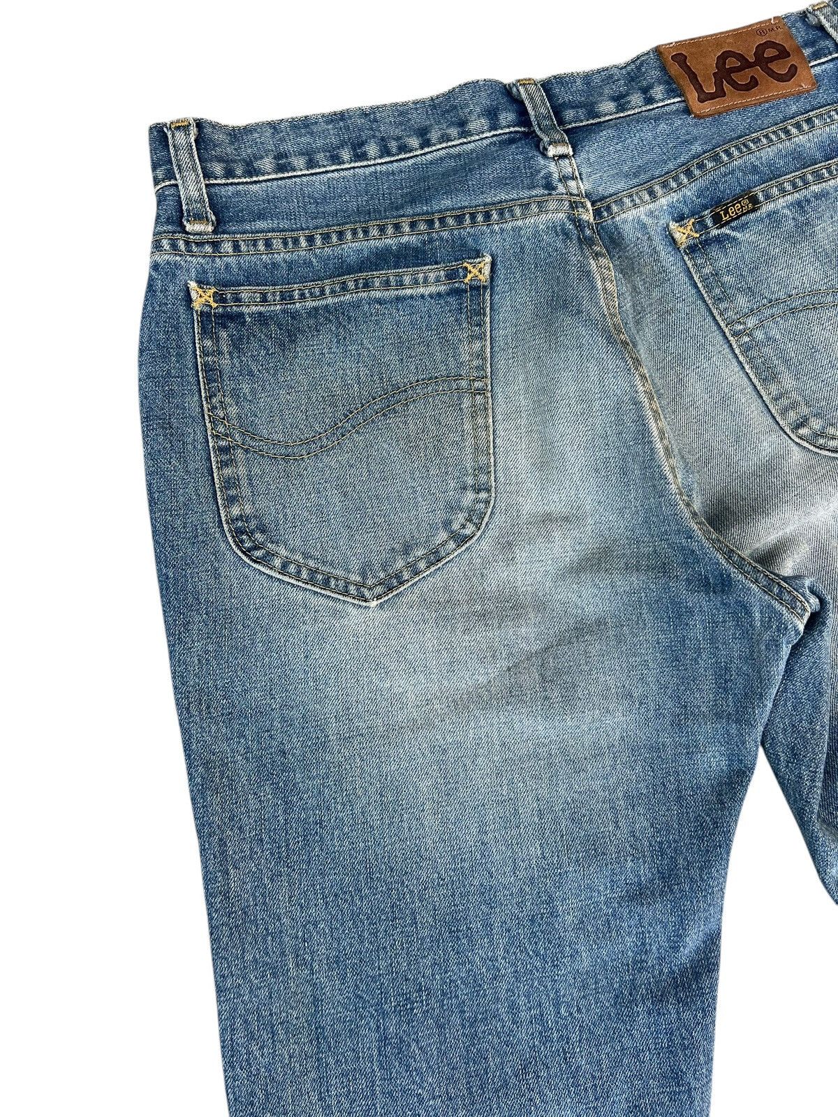 Lee × Vintage VTG 2000s Lee Riders Sanforized Dirty Mud Denim Flare Jeans Size US 32 / EU 48 - 15 Thumbnail