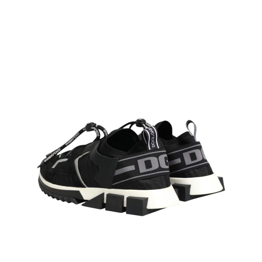 Dolce & Gabbana Dolce & Gabbana Black White Logo Sorrento Sneakers Shoes Size US 9 / IT 39 - 5 Thumbnail