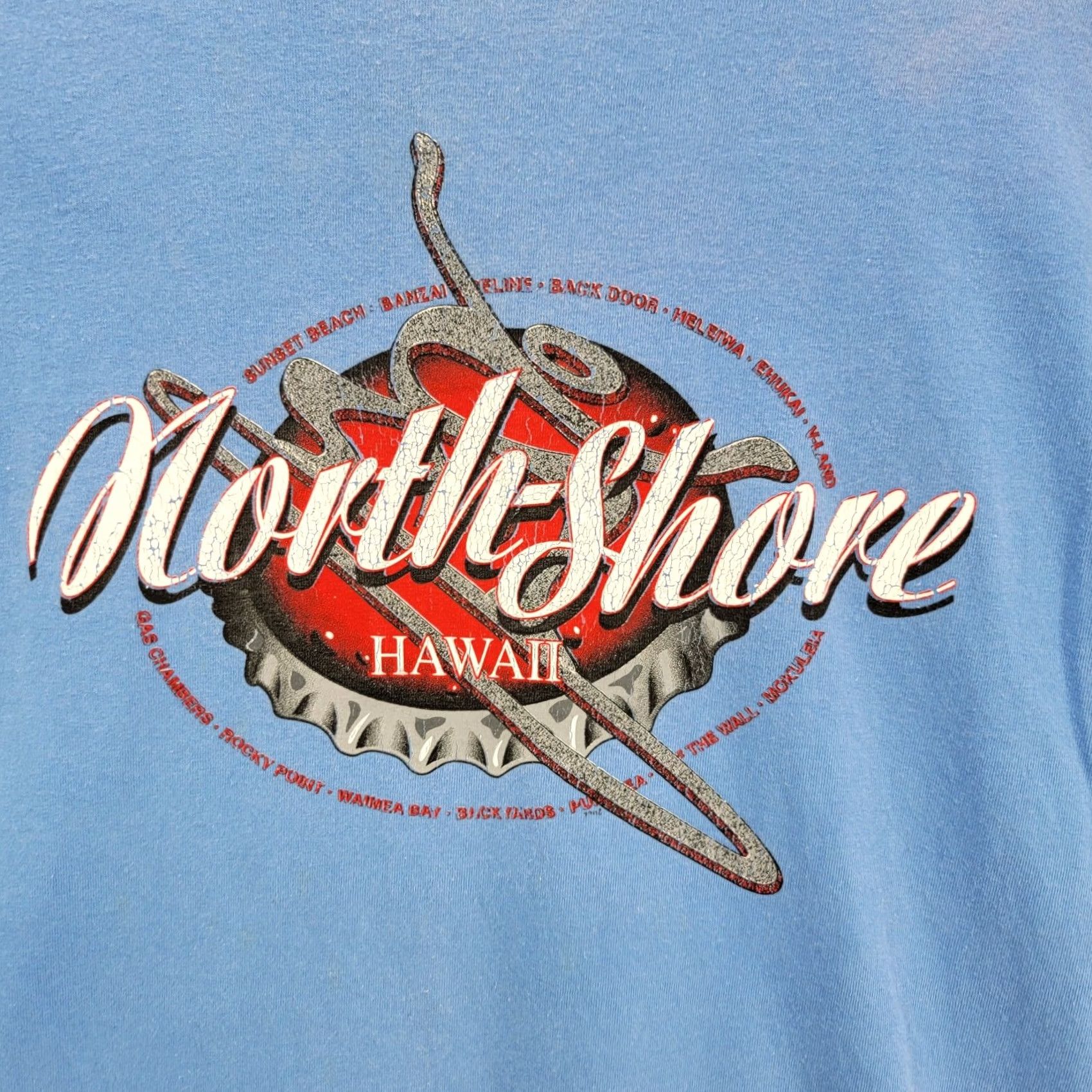 Vintage Vintage Alstyle Apparel & Activewear North Shore Hawaii shirt 2XL Blue Crew Neck T-Shirt Men XS? Size US XXL / EU 58 / 5 - 2 Thumbnail