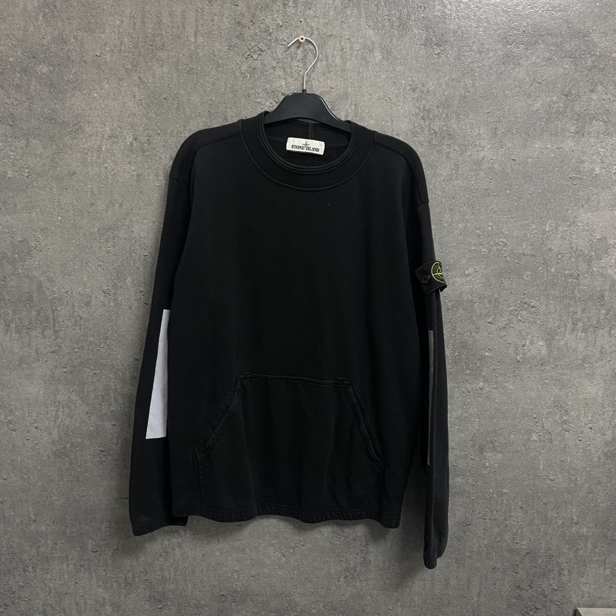 Stone Island Stone Island Sweatshirt Crewneck Black Badge Patch Size US S / EU 44-46 / 1 - 1 Thumbnail