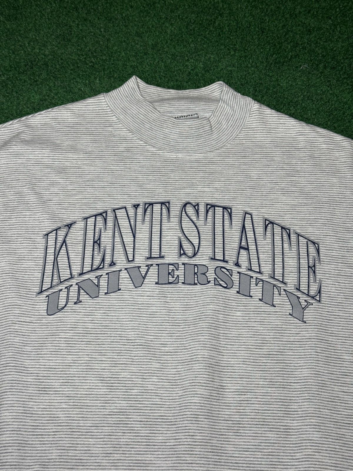 Velva Sheen Vintage 90s Kent State University Retro College Sweatshirt Size L / US 10 / IT 46 - 2 Thumbnail