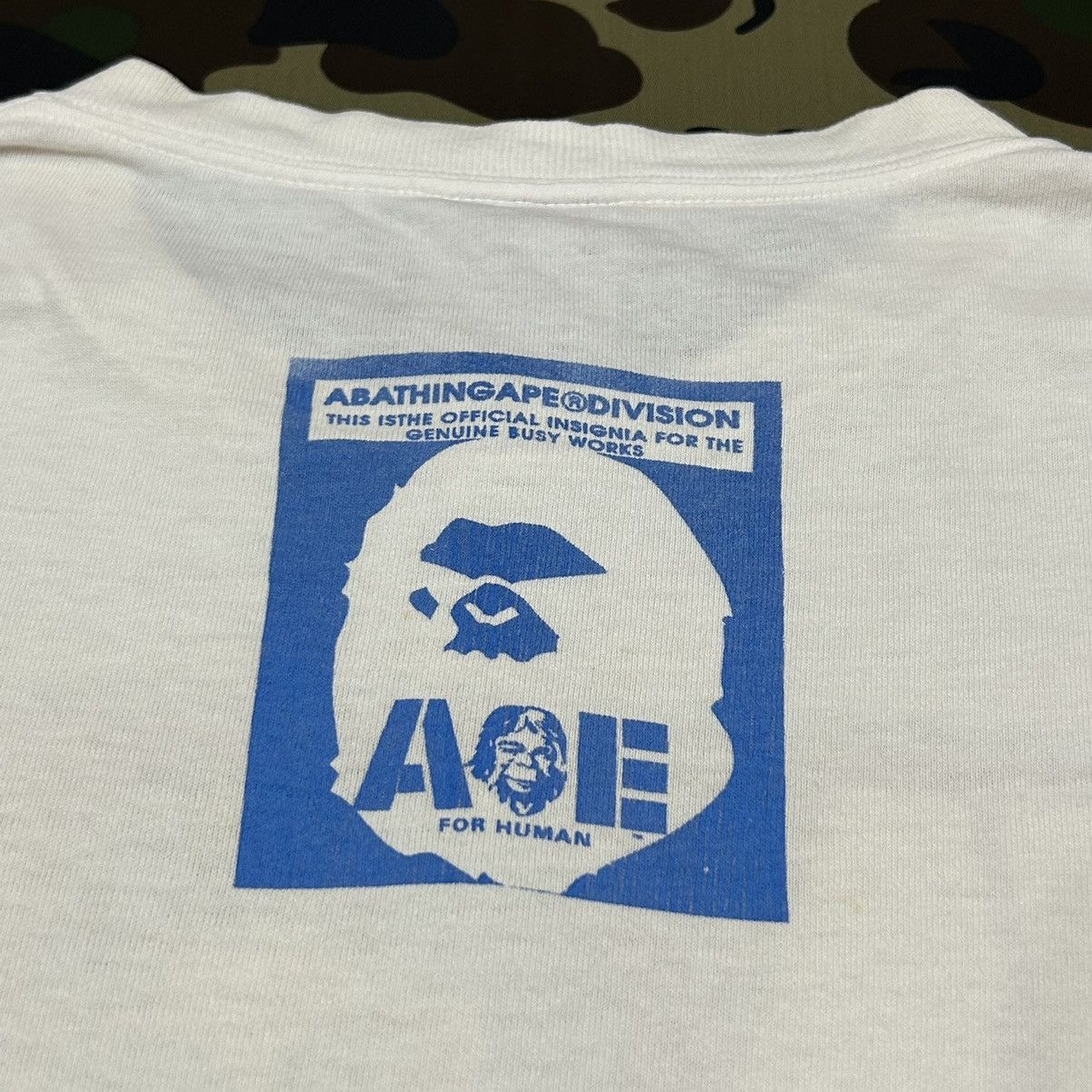 Bape Vintage Bape For Human Tee Size US M / EU 48-50 / 2 - 4 Thumbnail