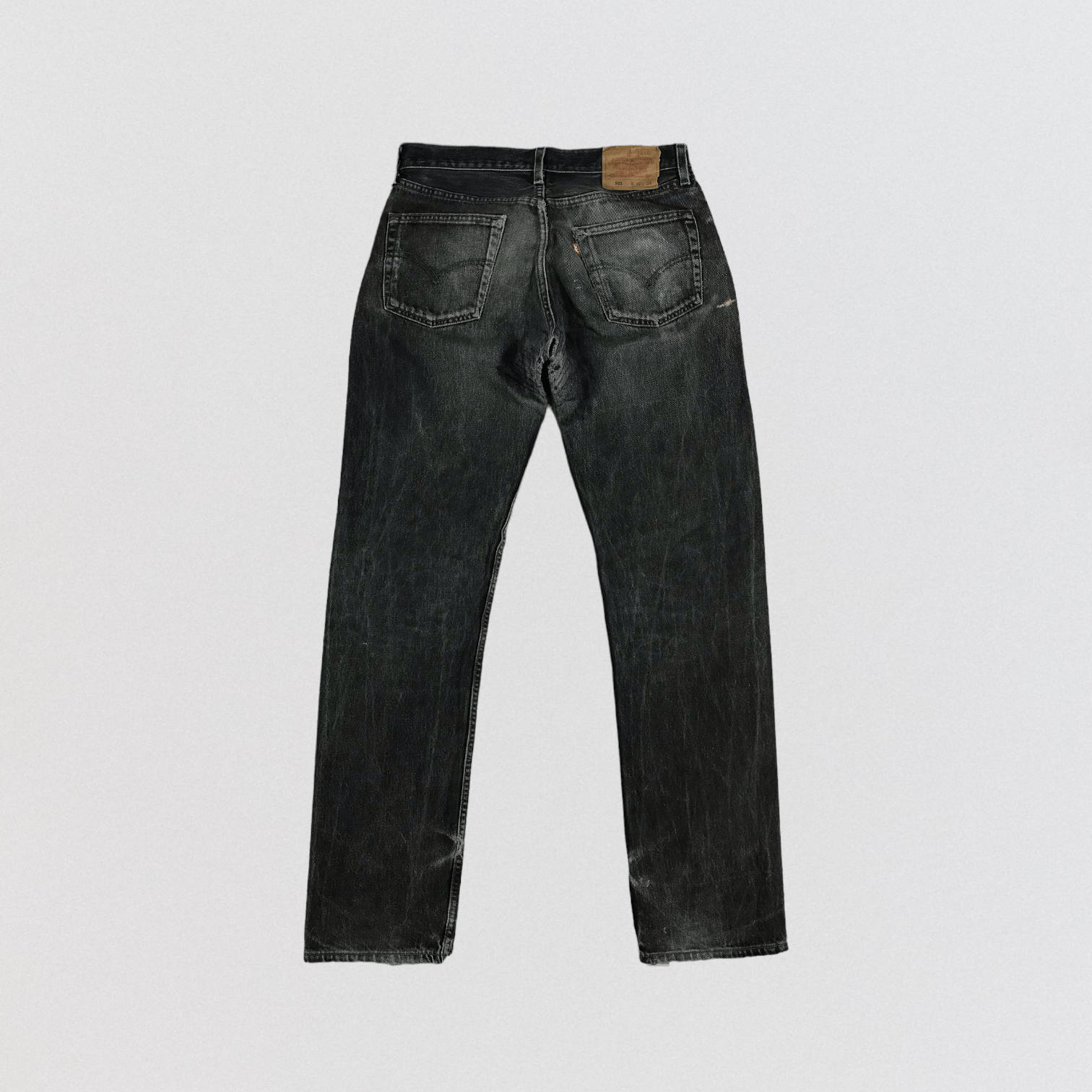 Levi's Vintage 90s Ripped Levis 501 Earth Tone Jeans-JM2282 Size US 33 - 2 Thumbnail