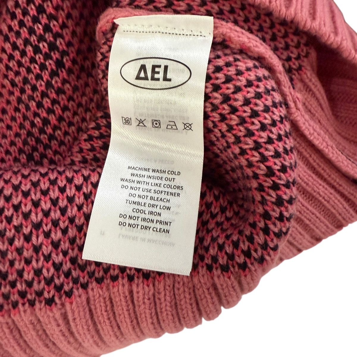 Other Aelfric Eden Solid Black Hot Pink Flames Sweater Size US XL / EU 56 / 4 - 7 Thumbnail
