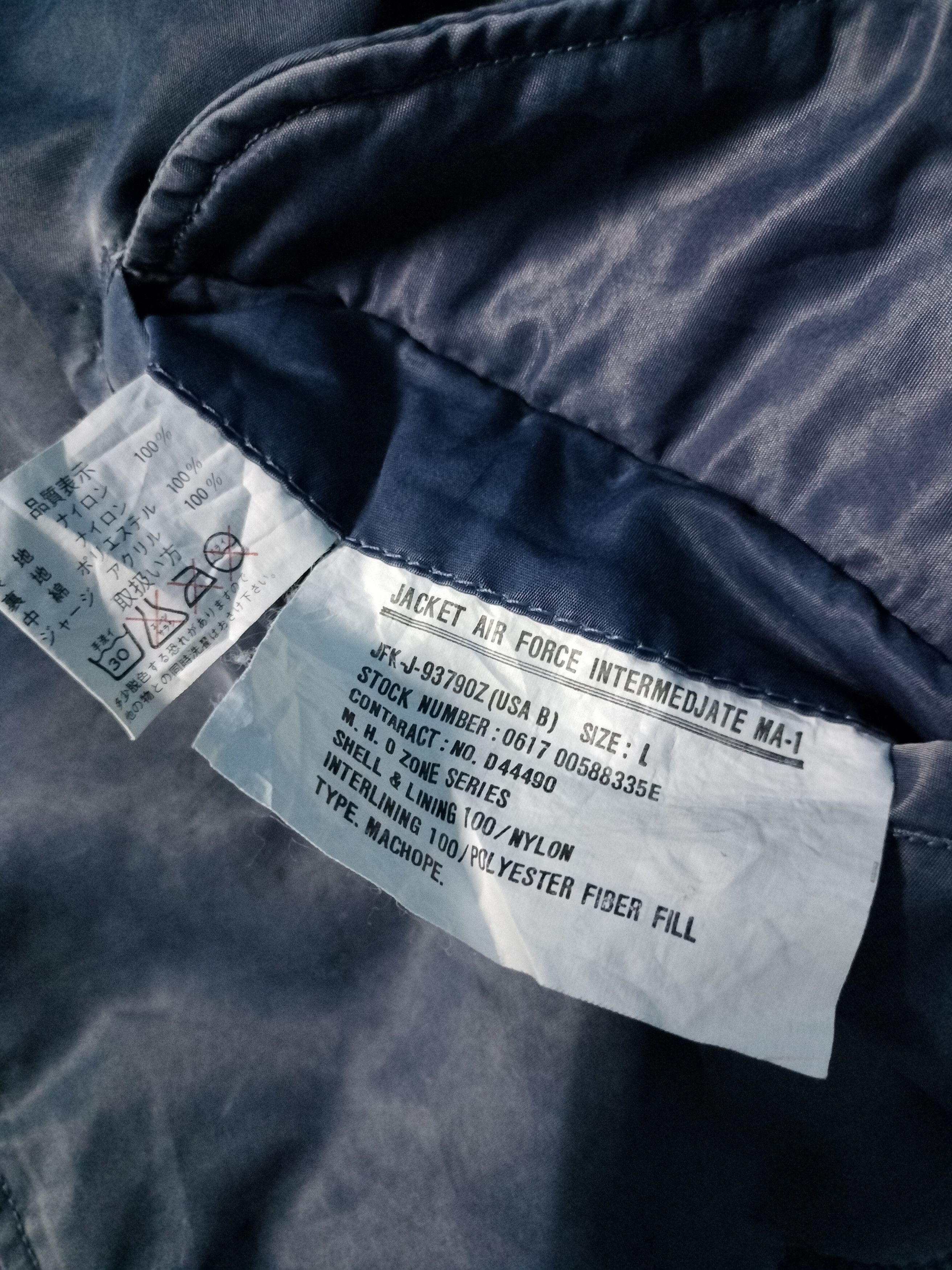 Vintage vintage air force intermedjate ma-1 jacket Size US L / EU 52-54 / 3 - 3 Thumbnail