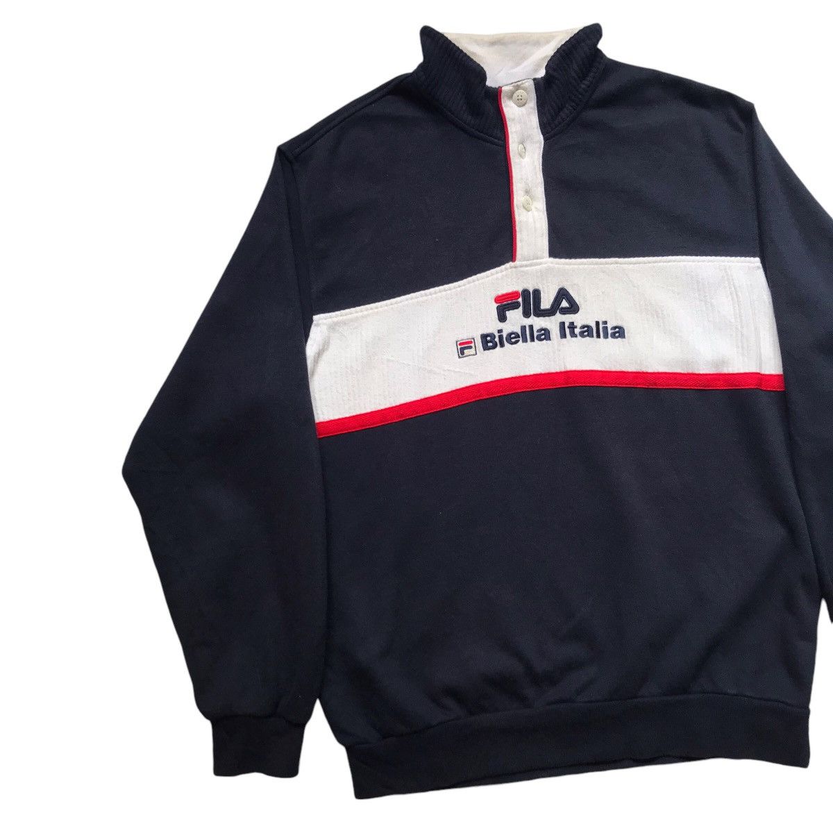 Fila VINTAGE 90s FILA HALF BUTTON UP Size US M / EU 48-50 / 2 - 3 Thumbnail