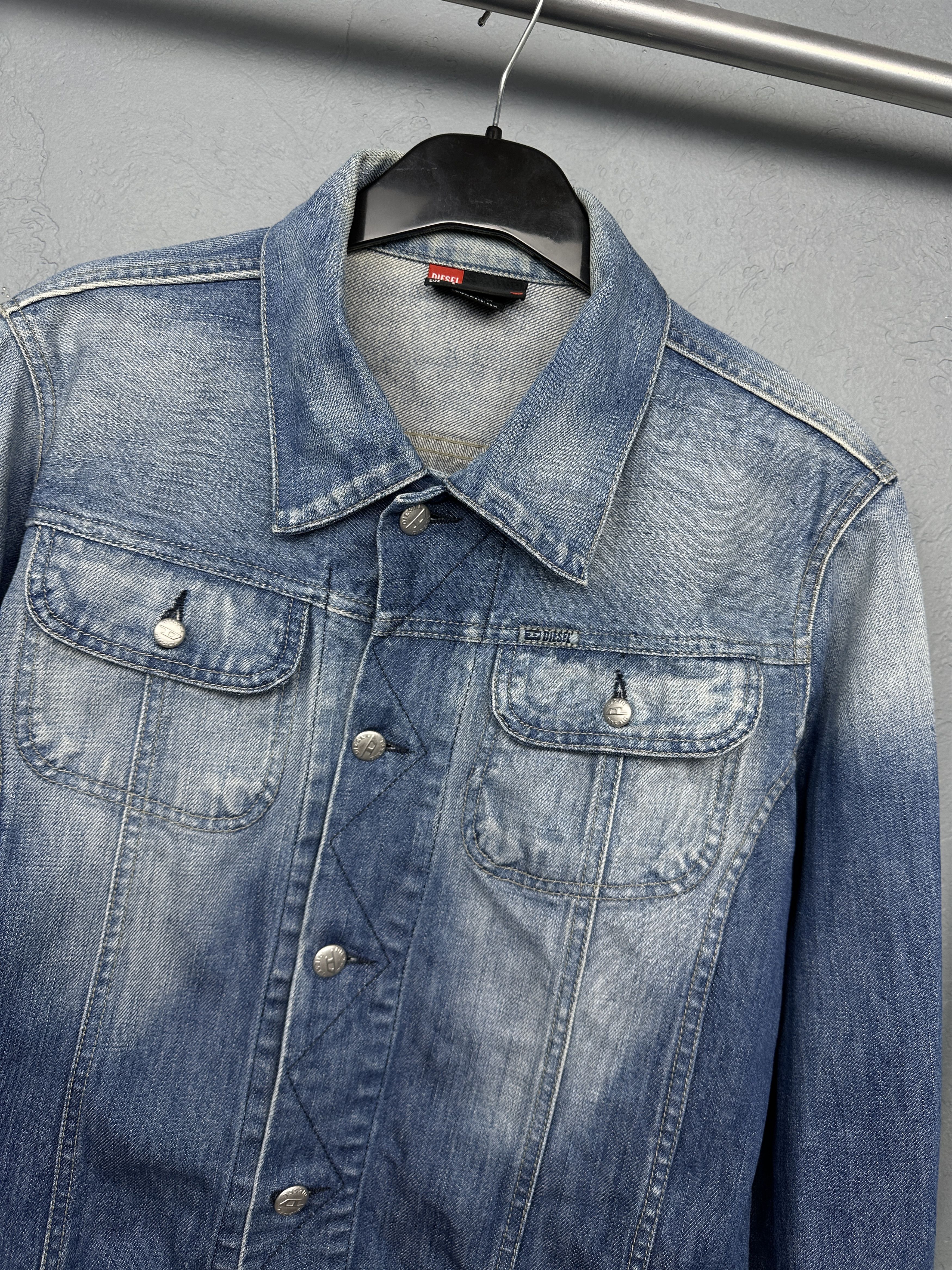 Diesel Diesel Vintage Mens Denim Jacket Size US S / EU 44-46 / 1 - 2 Thumbnail