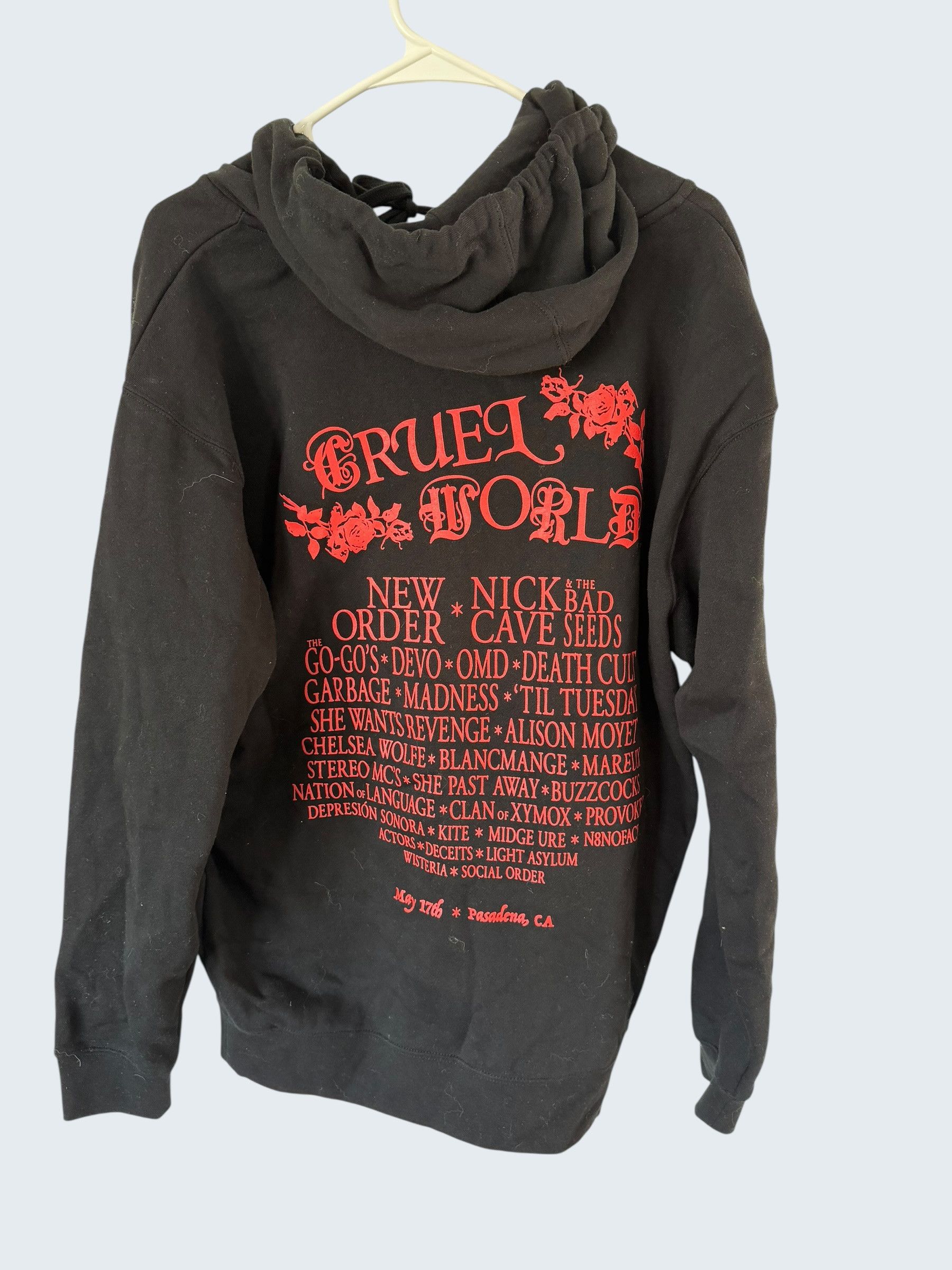 Other Cruel World 2025 Hoodie – Post Punk / Goth Festival Merch Size US L / EU 52-54 / 3 - 2 Thumbnail
