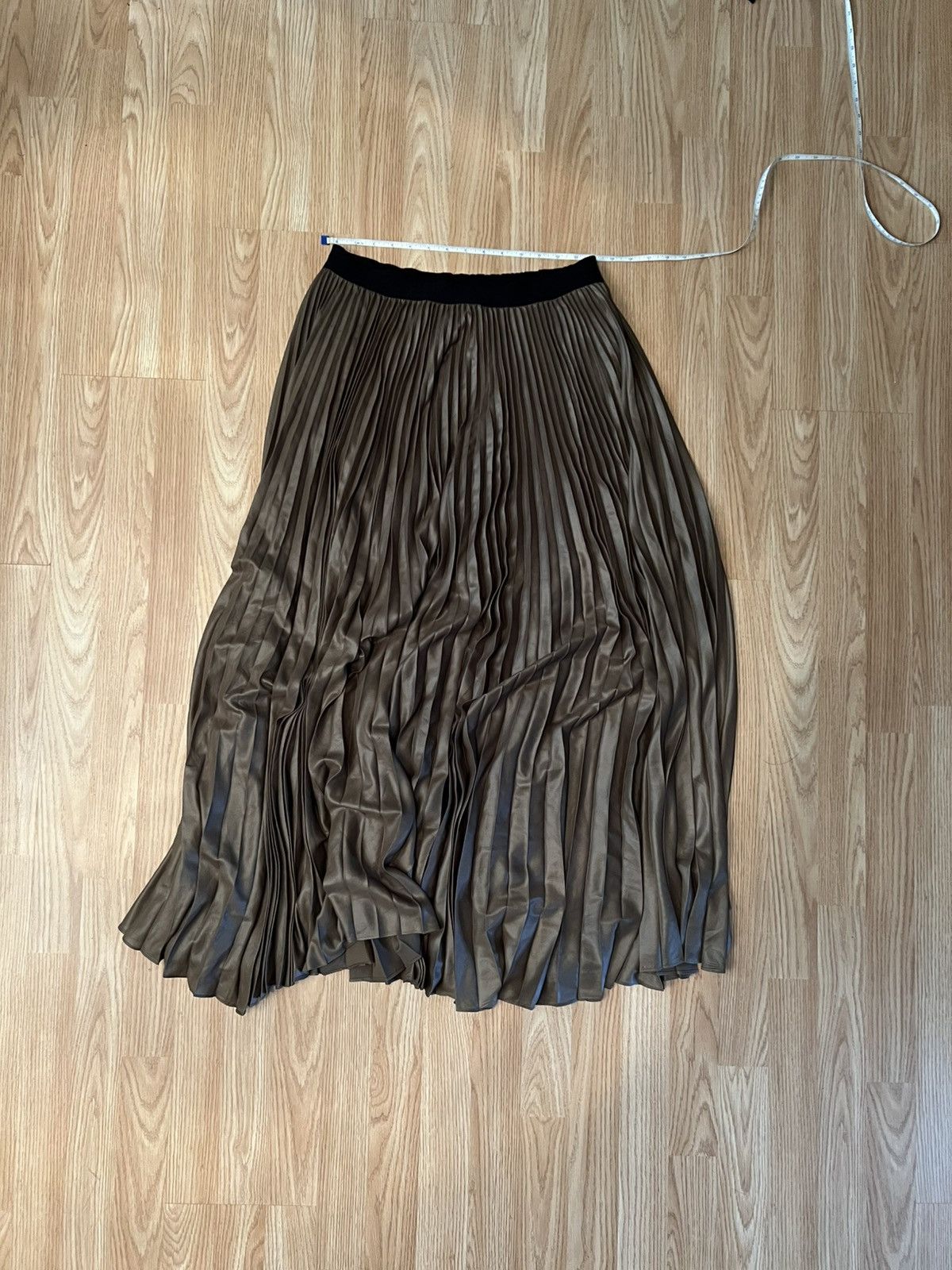 Bcbgmaxazria BCBG Pleated Maxi Skirt Size 32" / US 10 / IT 46 - 1 Thumbnail