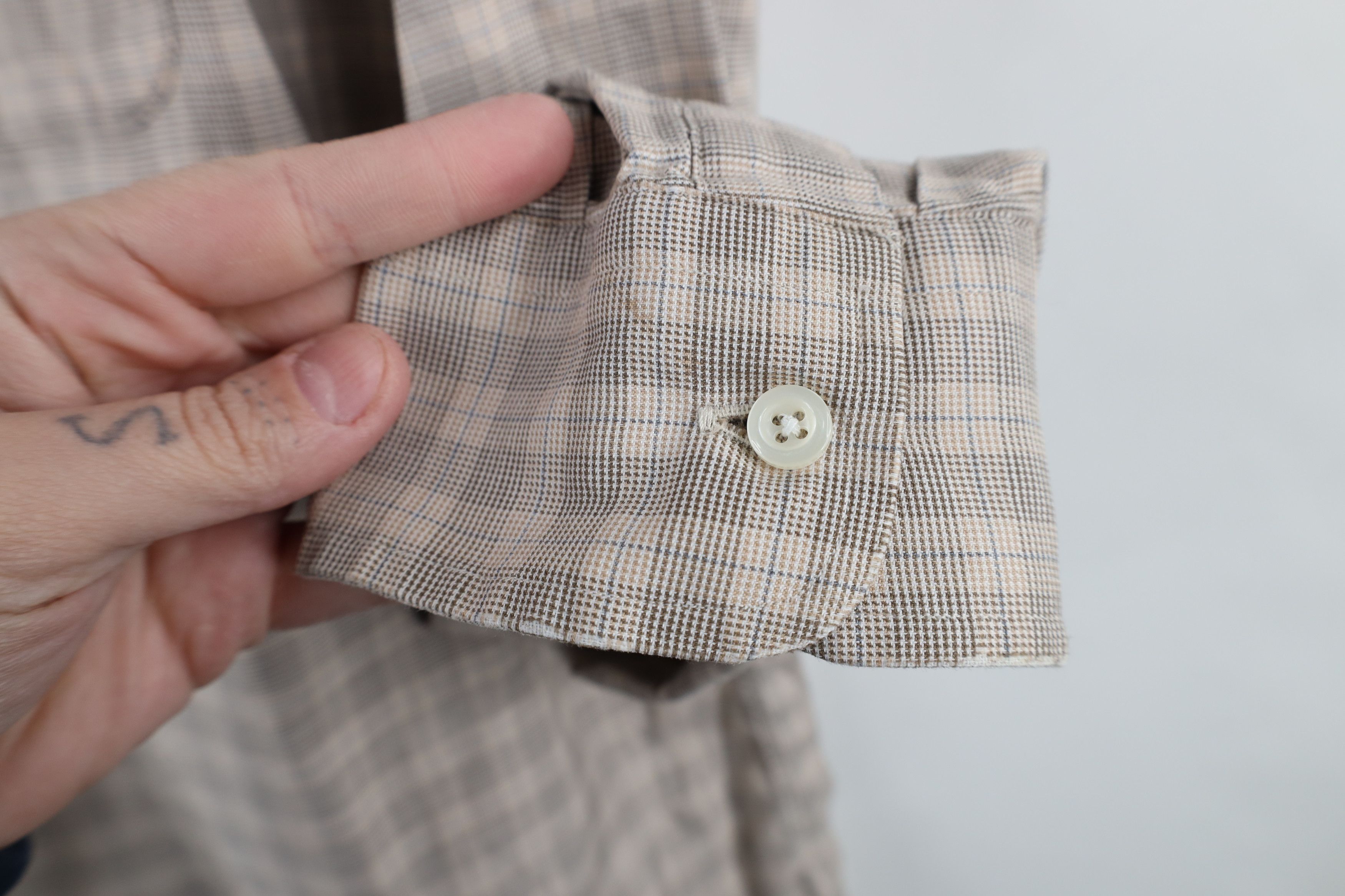 Lands' End × Vintage Vintage 90s Lands End Collared Button Down Shirt Plaid Size US M / EU 48-50 / 2 - 11 Thumbnail