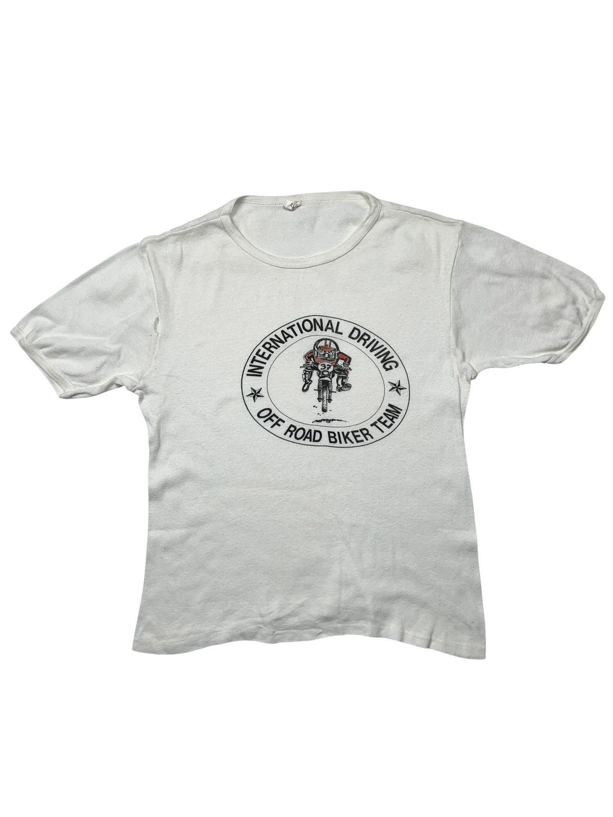 Harley Davidson Vintage 70s Off Road Biker Team T-shirt Harley Davidson Rare Size US M / EU 48-50 / 2 - 1 Thumbnail