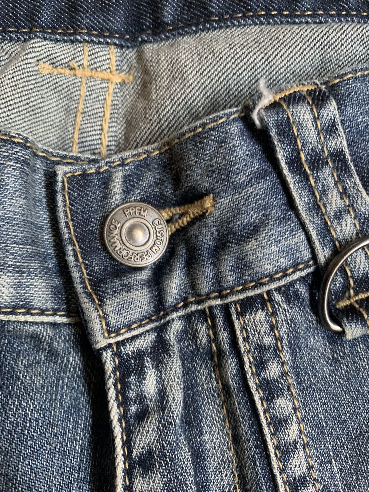 PPFM PPFM Curve J Leg Washed Denim Pant Size US 31 - 3 Thumbnail