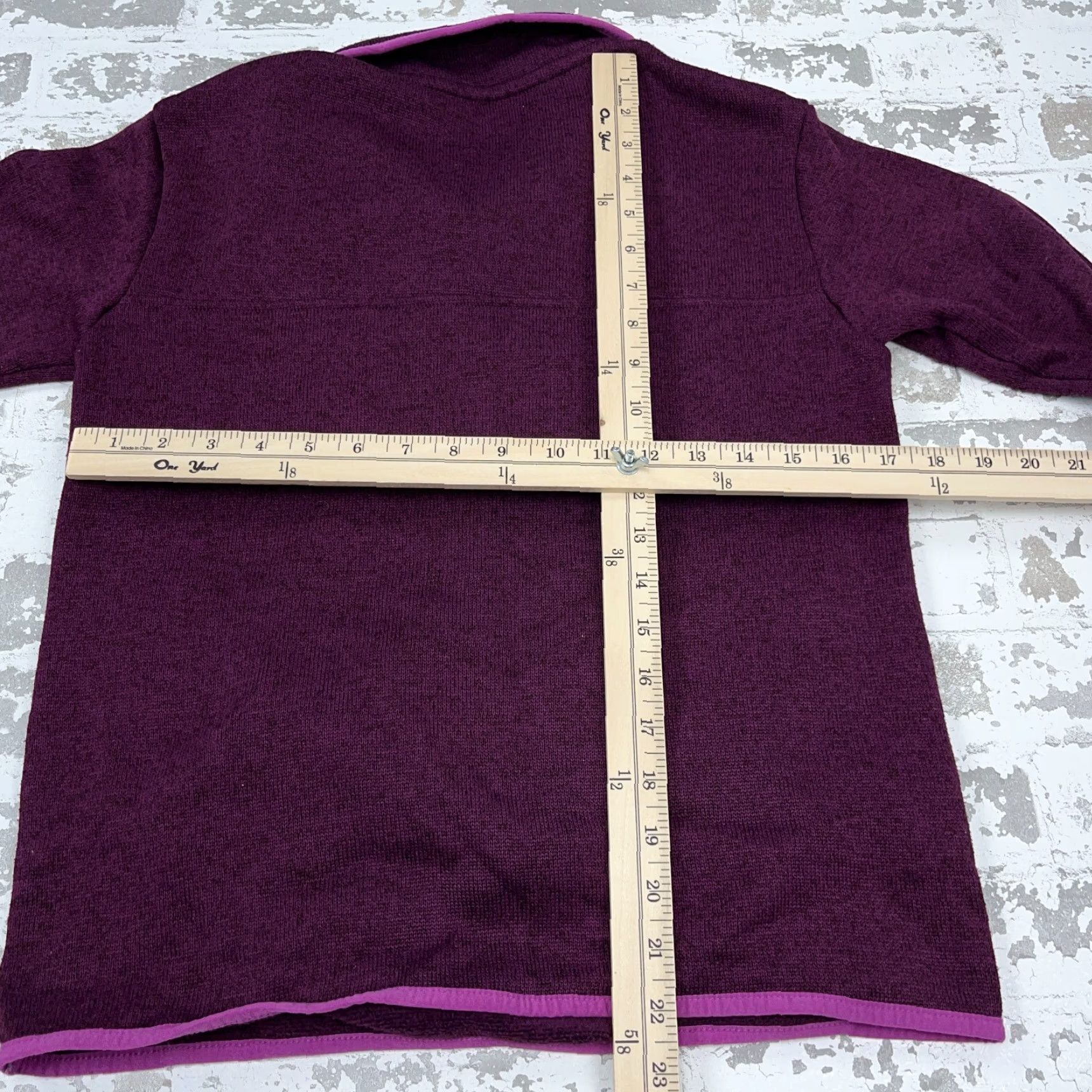 Eddie Bauer Eddie Bauer Sweater Women Small Purple Pink Pullover Fleece Snap Heather Hike Size S / US 4 / IT 40 - 6 Thumbnail