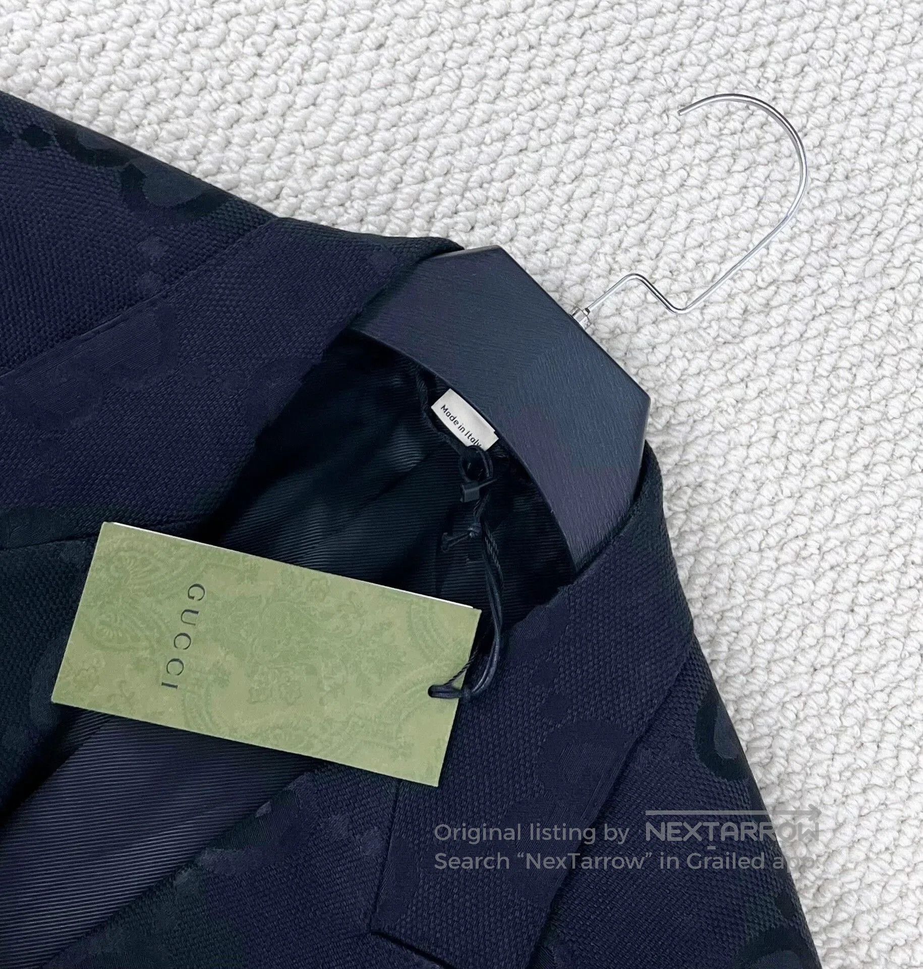 Gucci Gucci Black Double G Logo Suit Jacket. Size US M / EU 48-50 / 2 - 3 Thumbnail