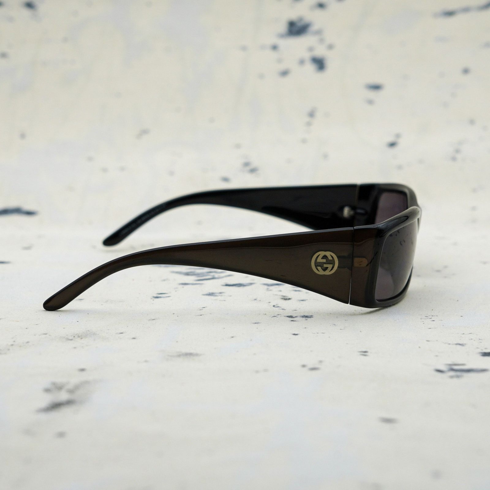 Gucci Vintage gucci gg 2493 rectangular dark lens logo sunglasses Size ONE SIZE - 3 Thumbnail