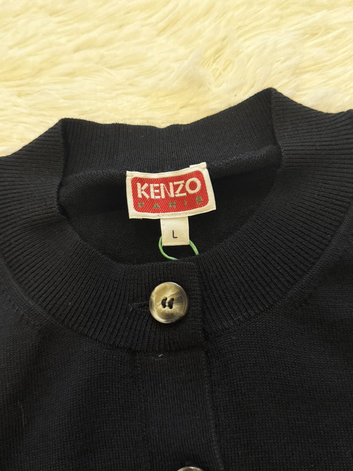 Kenzo Kenzo black long sleeve top Size US L / EU 52-54 / 3 - 3 Thumbnail